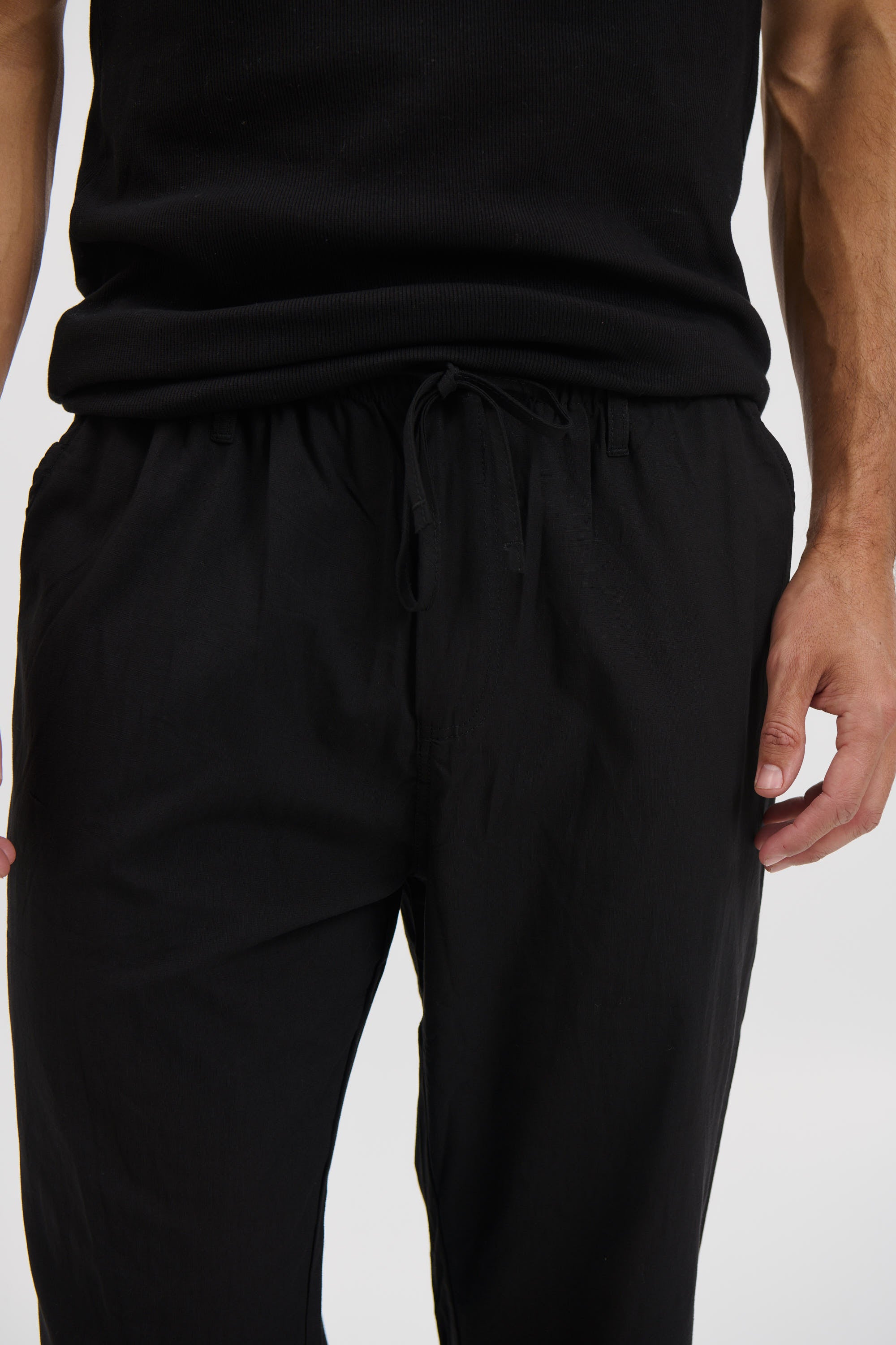 Dion Relaxed Pant Black