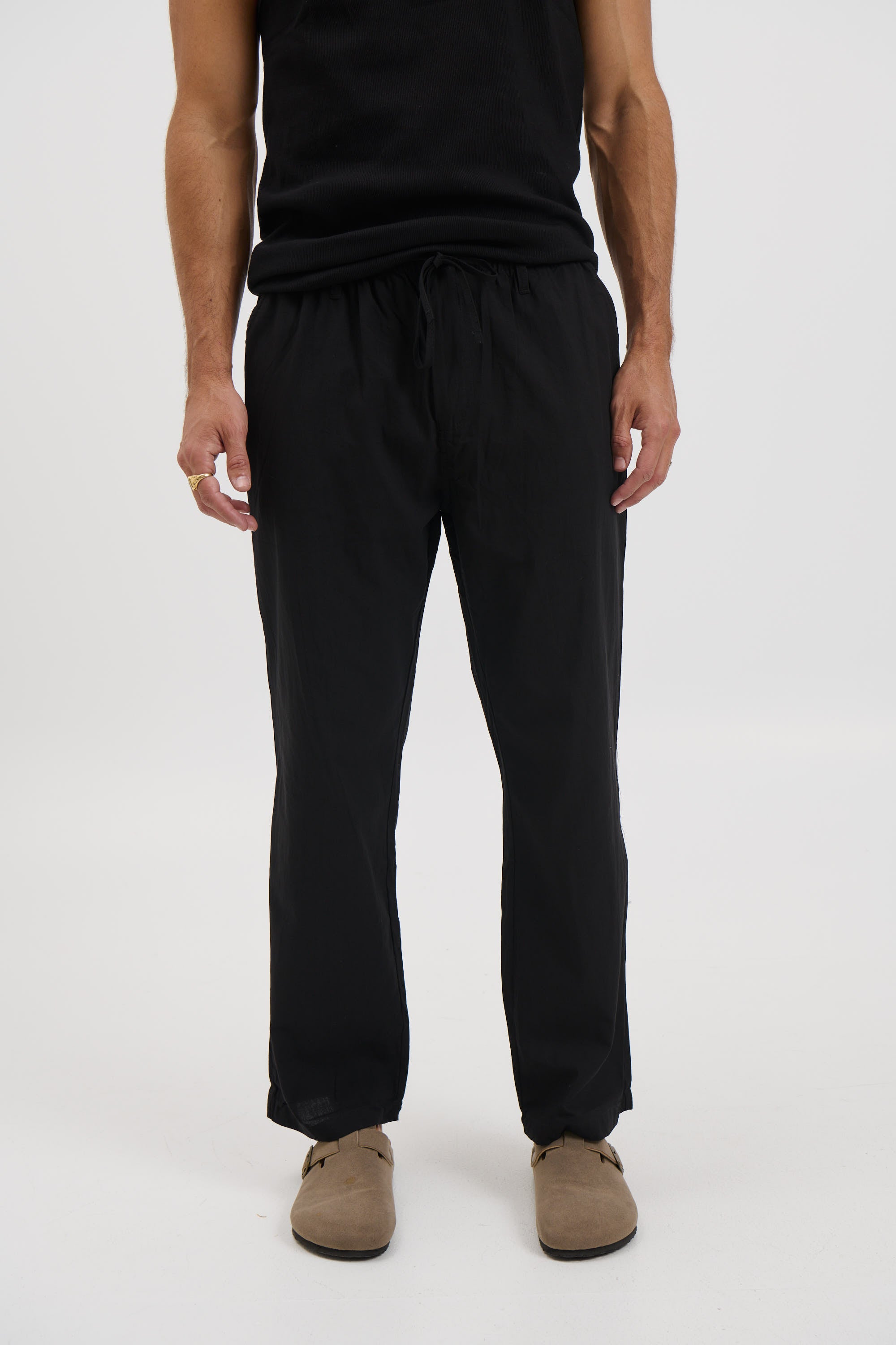 Dion Relaxed Pant Black
