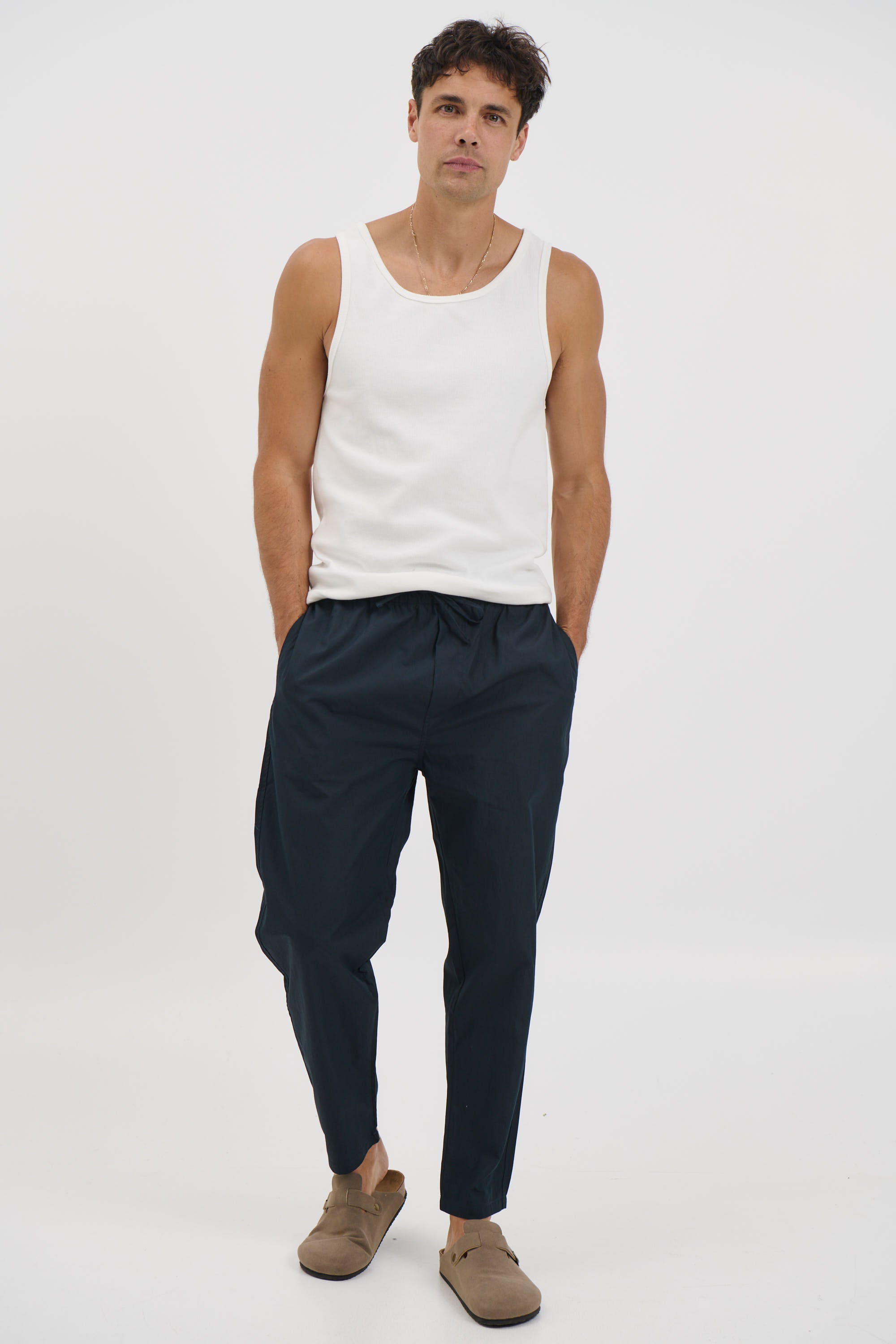 Locky Straight Pant Navy