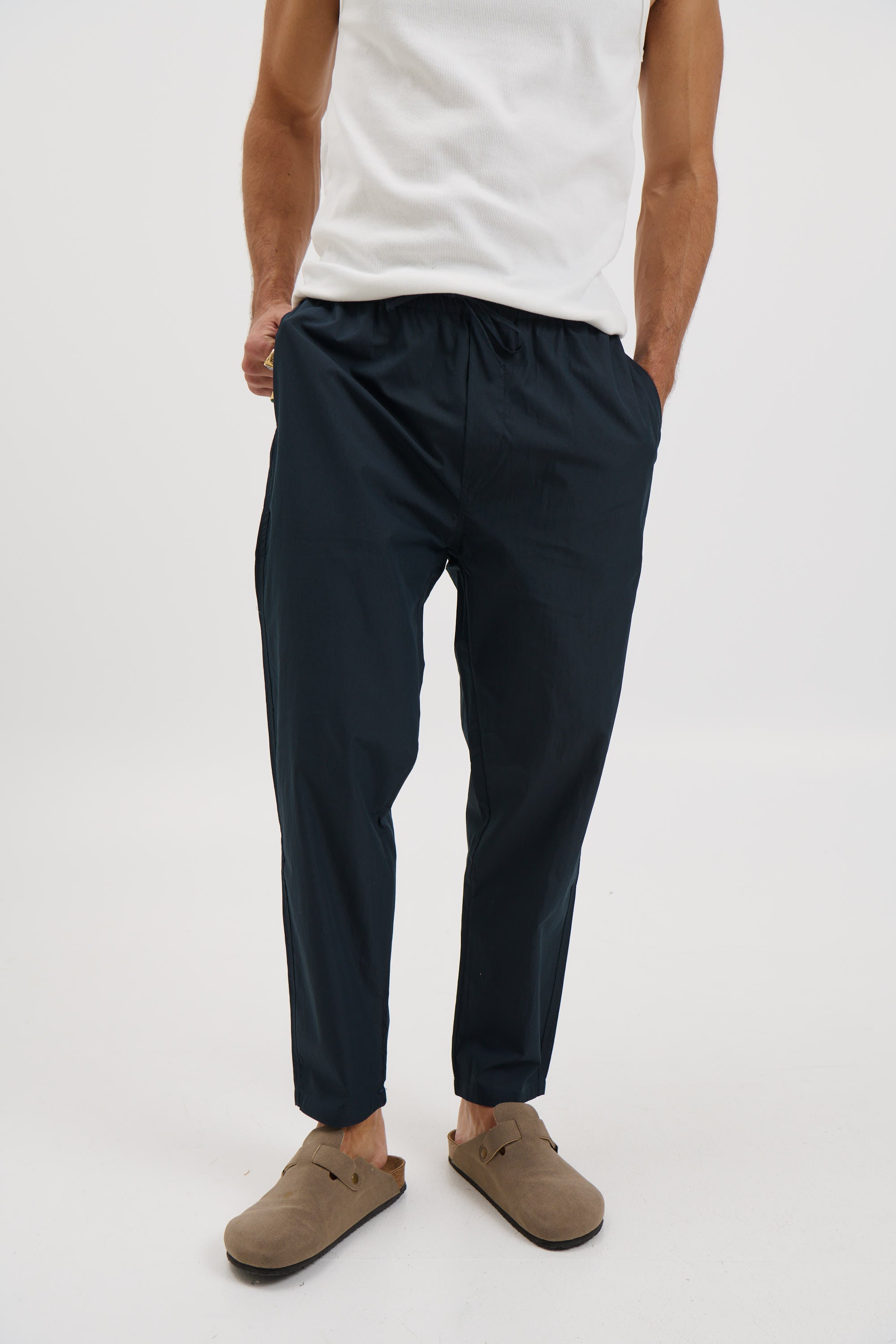 Locky Straight Pant Navy