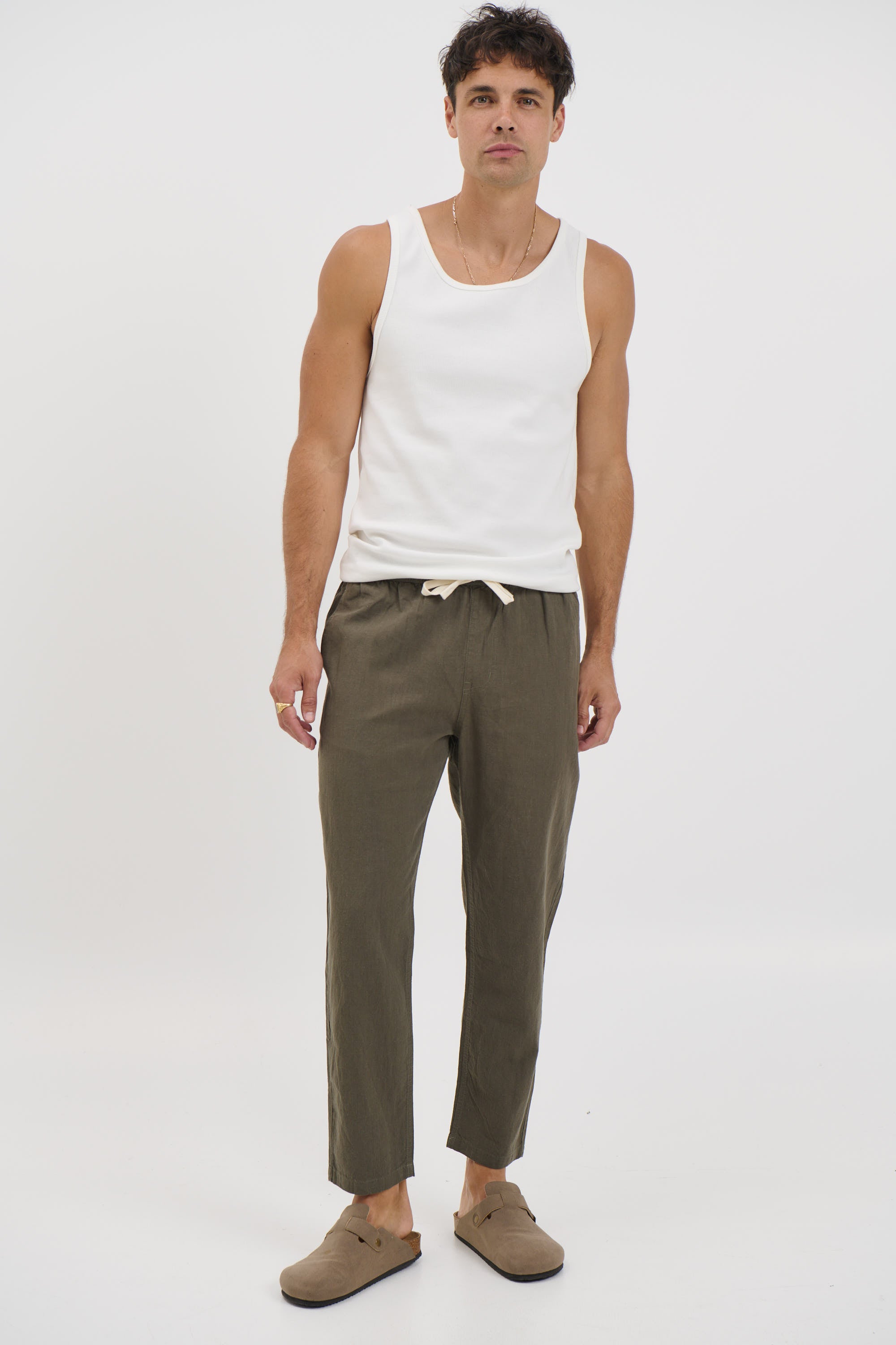 NTH Linen Pant Khaki