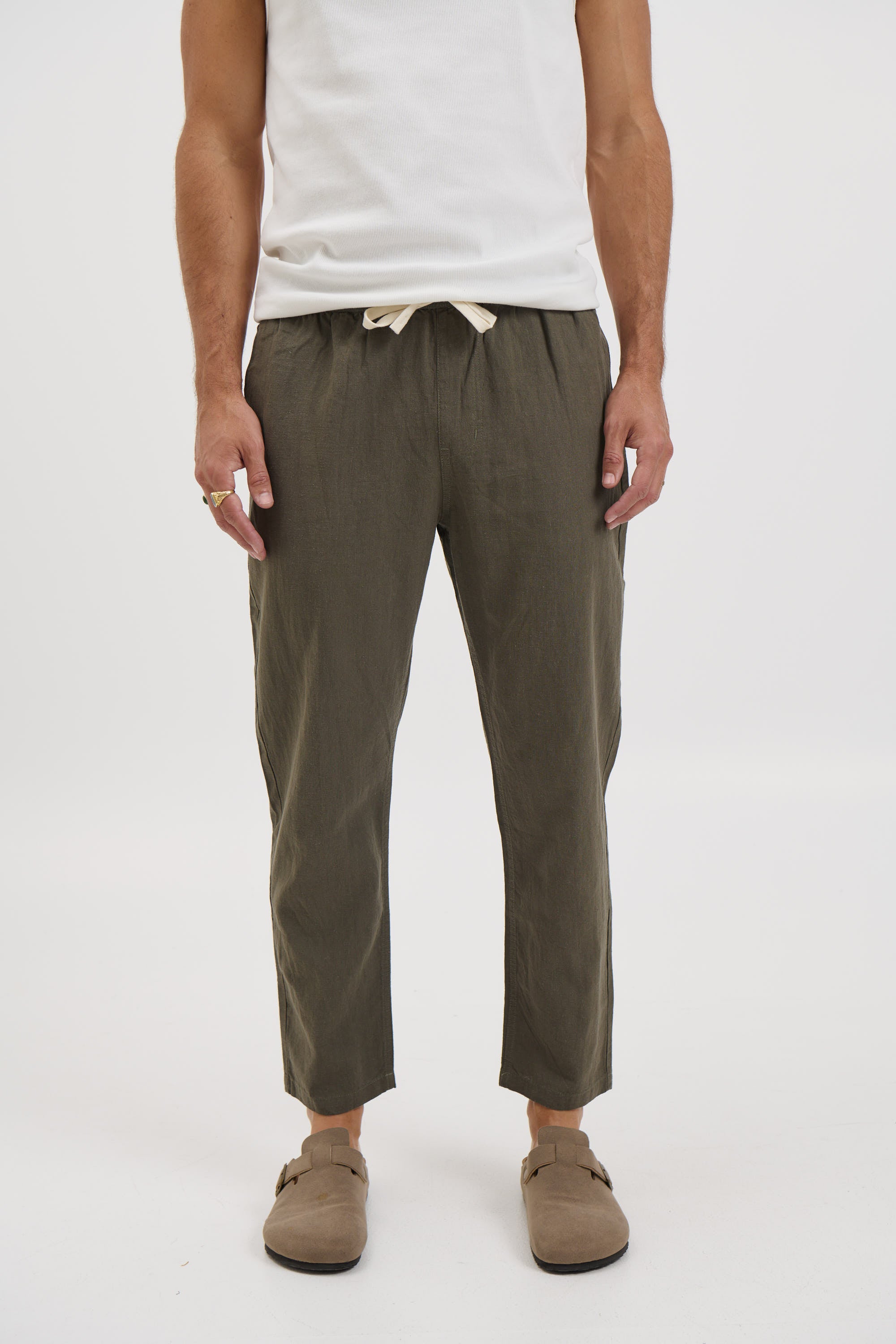 NTH Linen Pant Khaki