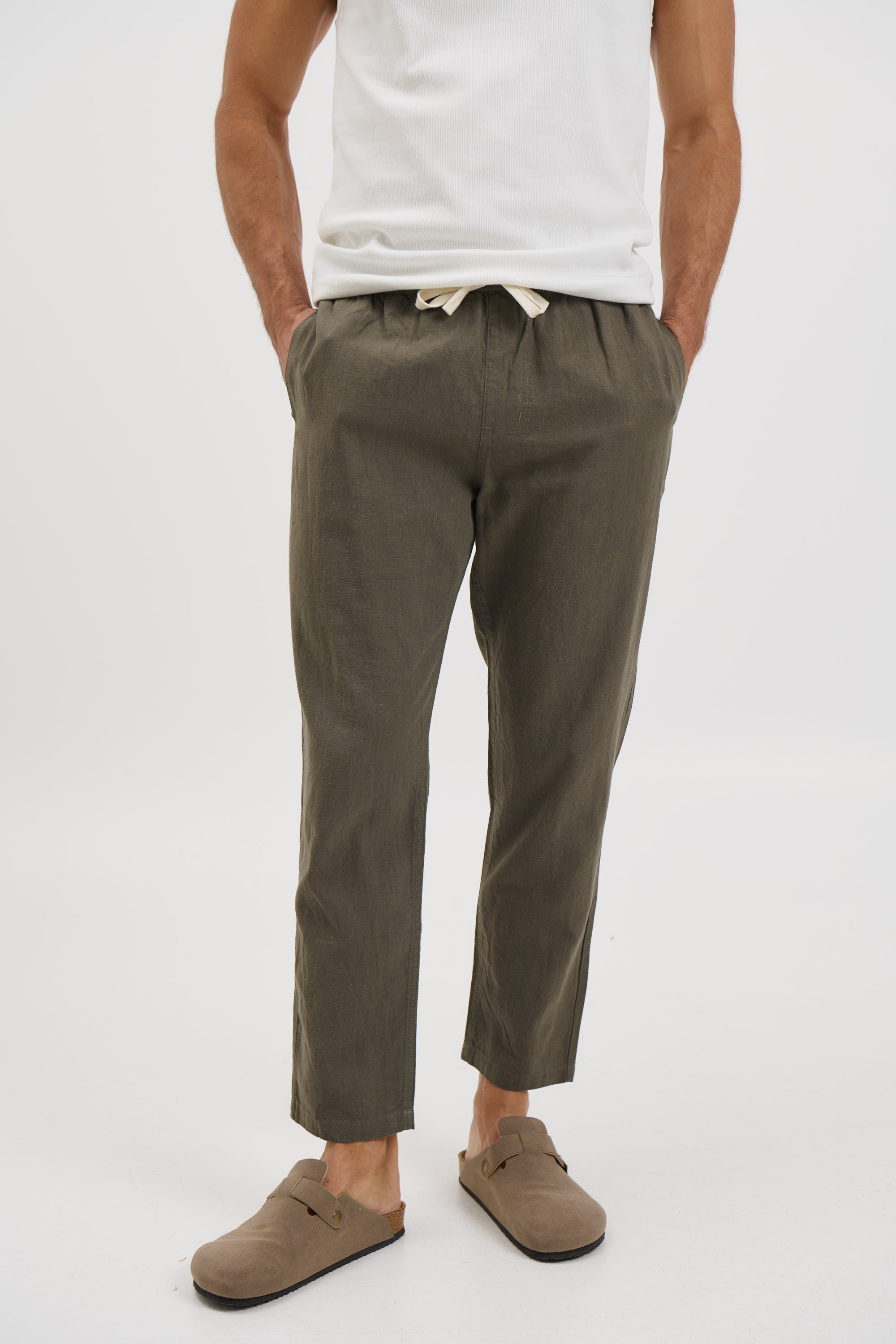 NTH Linen Pant Khaki