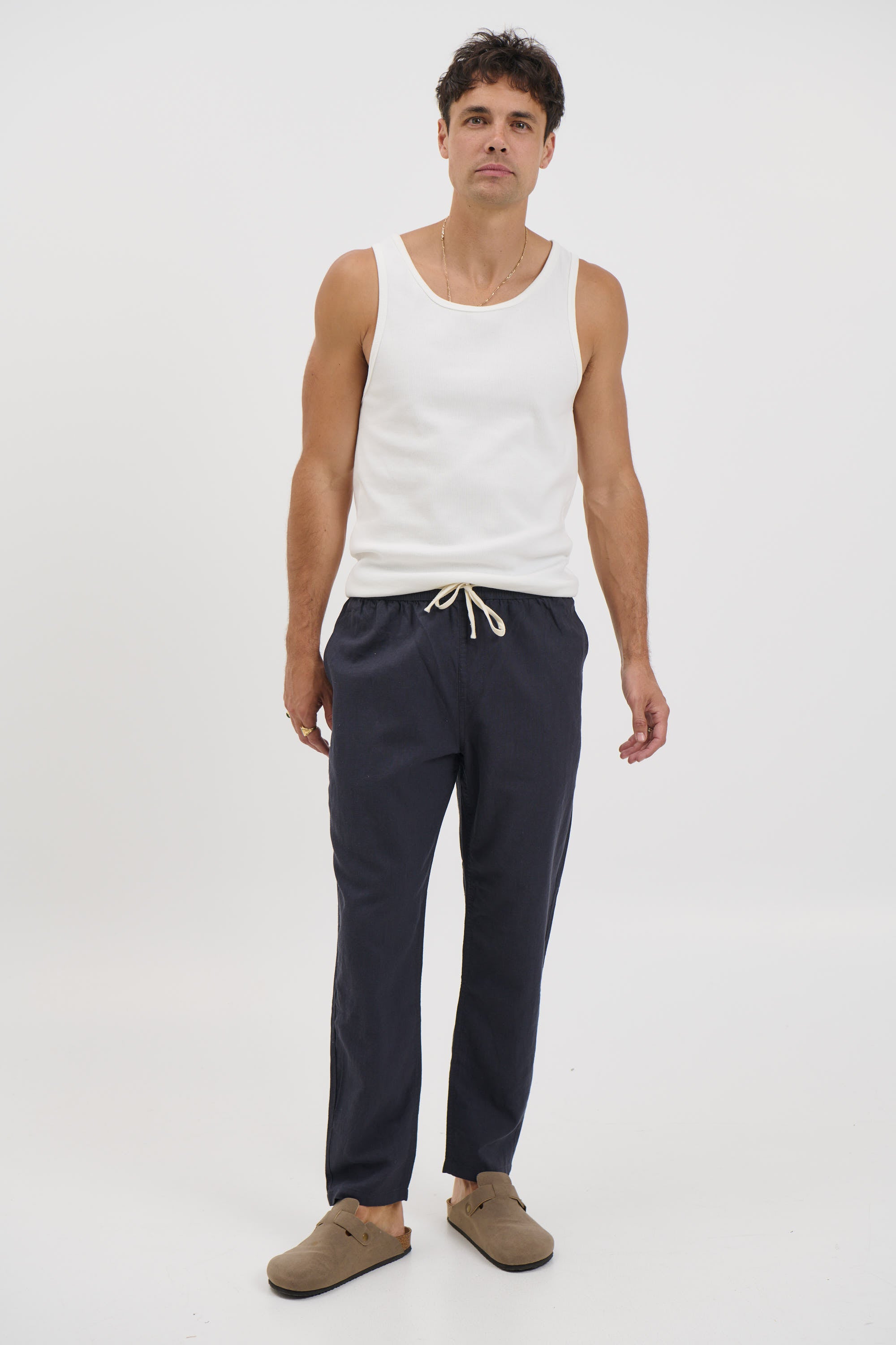 NTH Linen Pant Navy