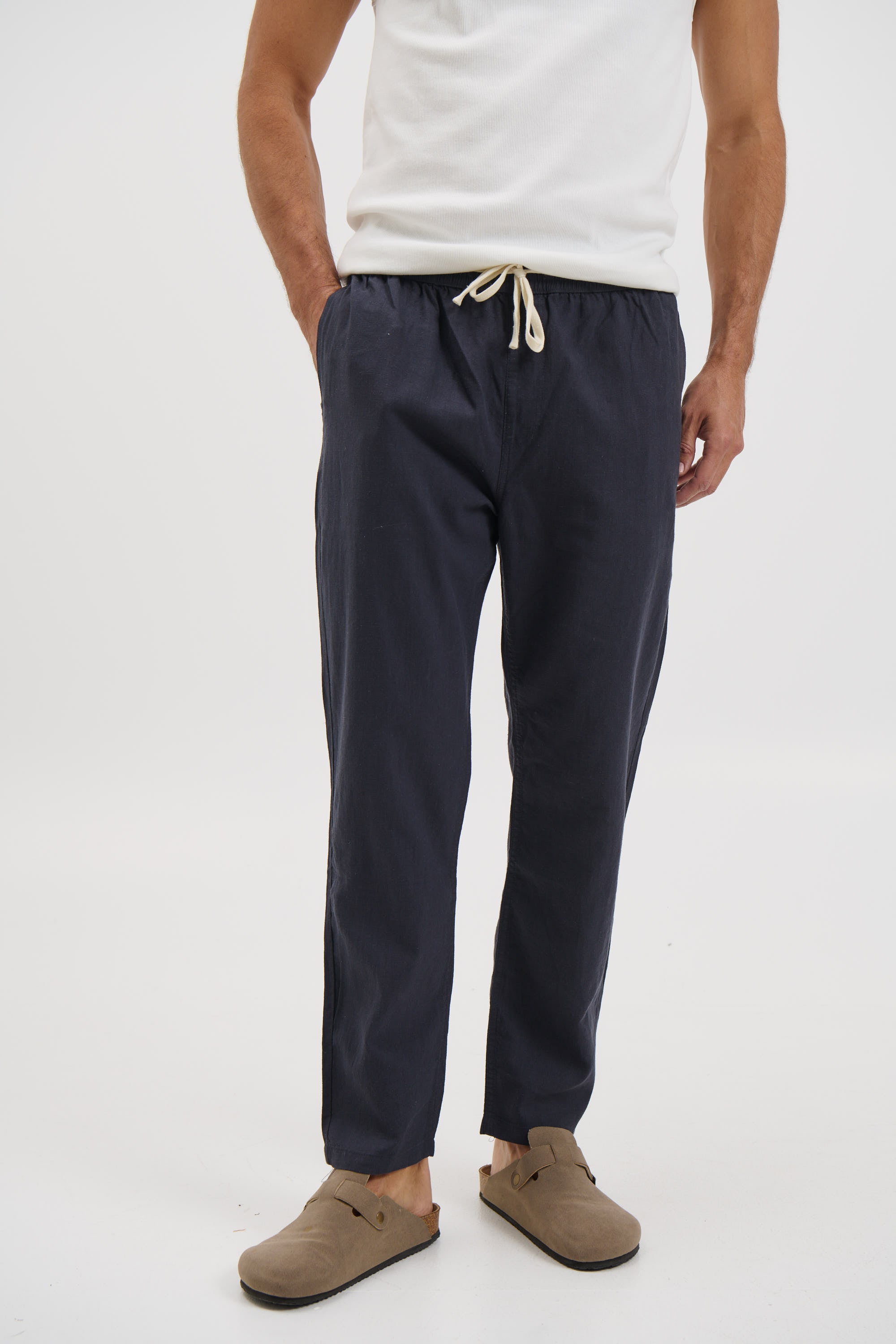 NTH Linen Pant Navy