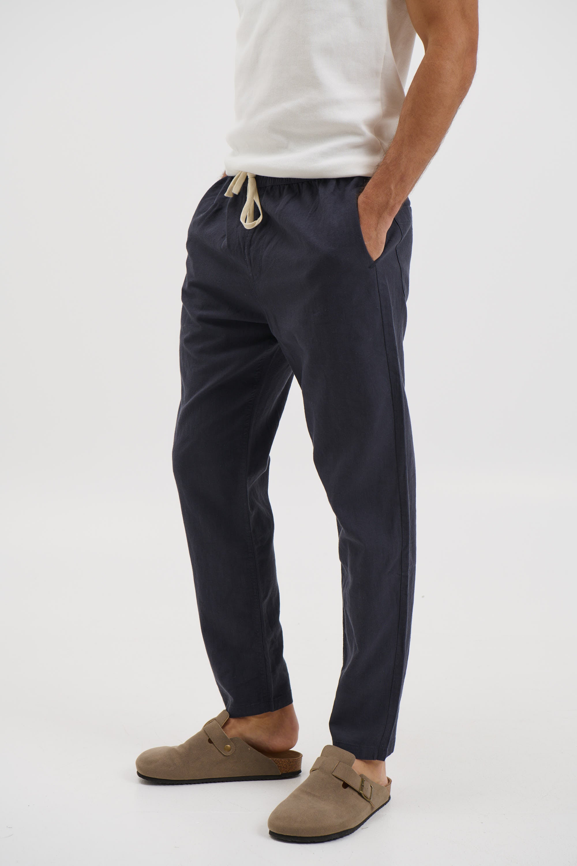 NTH Linen Pant Navy