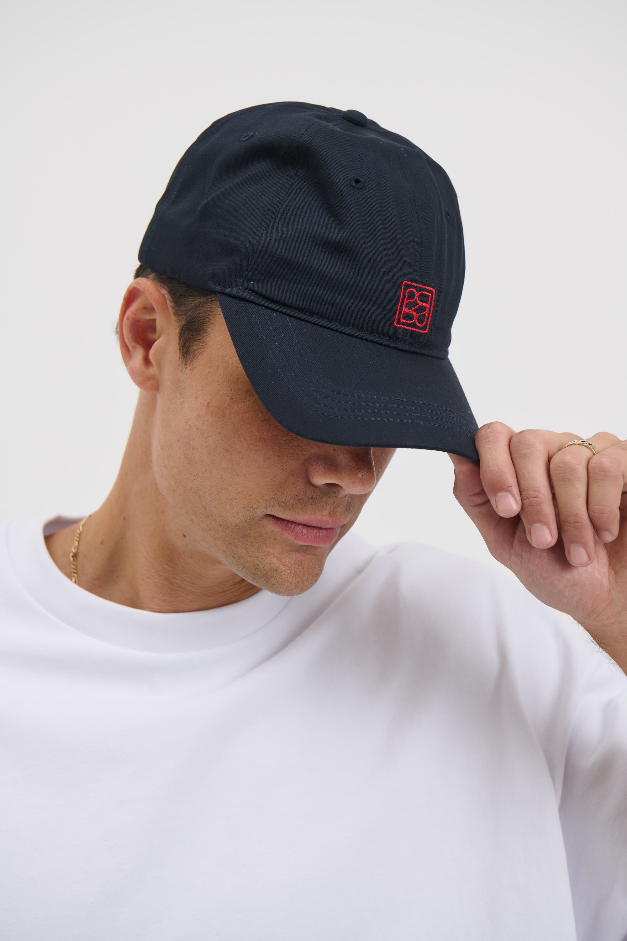 College Cap Lettermark Navy