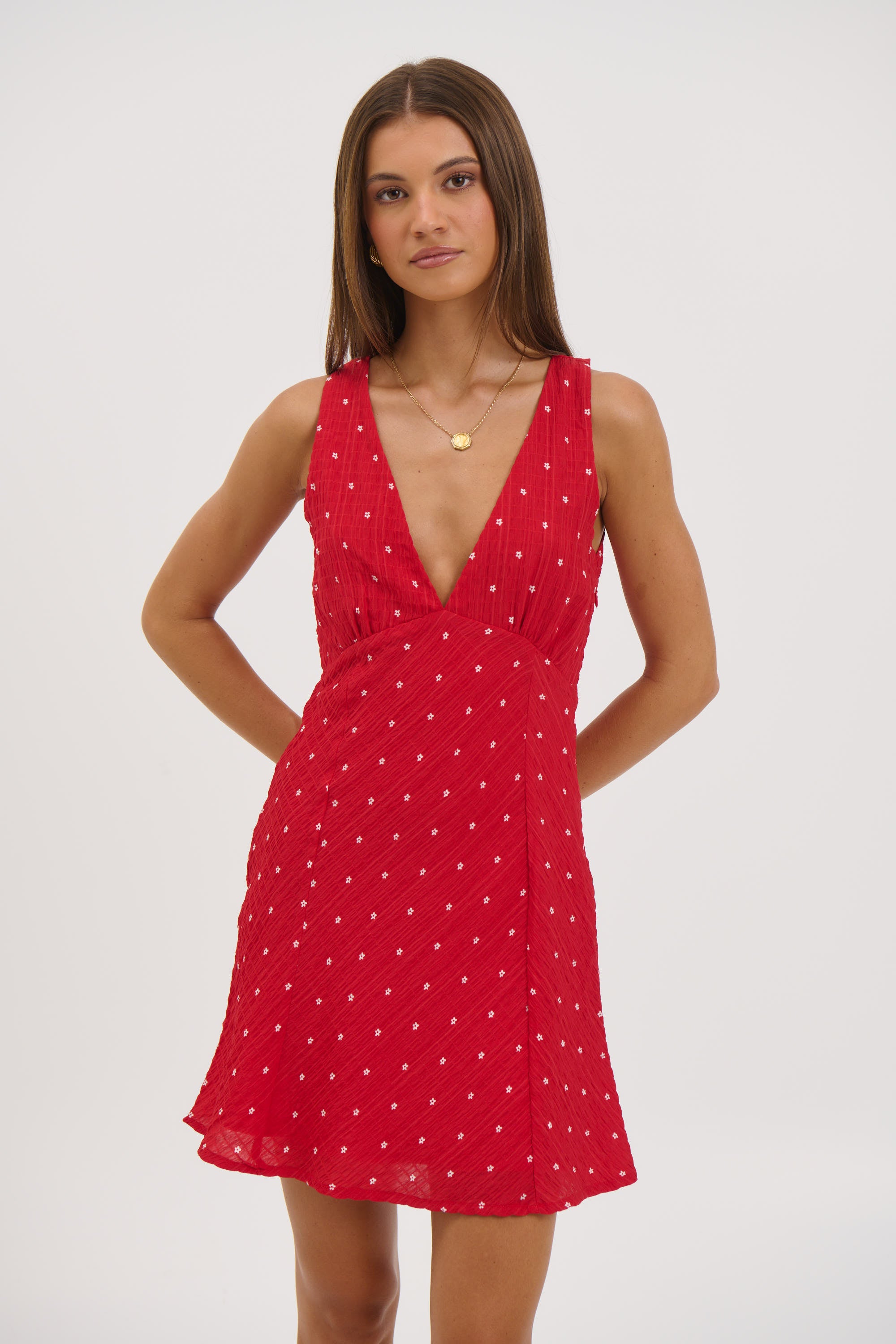 Liza Mini Dress Cherry