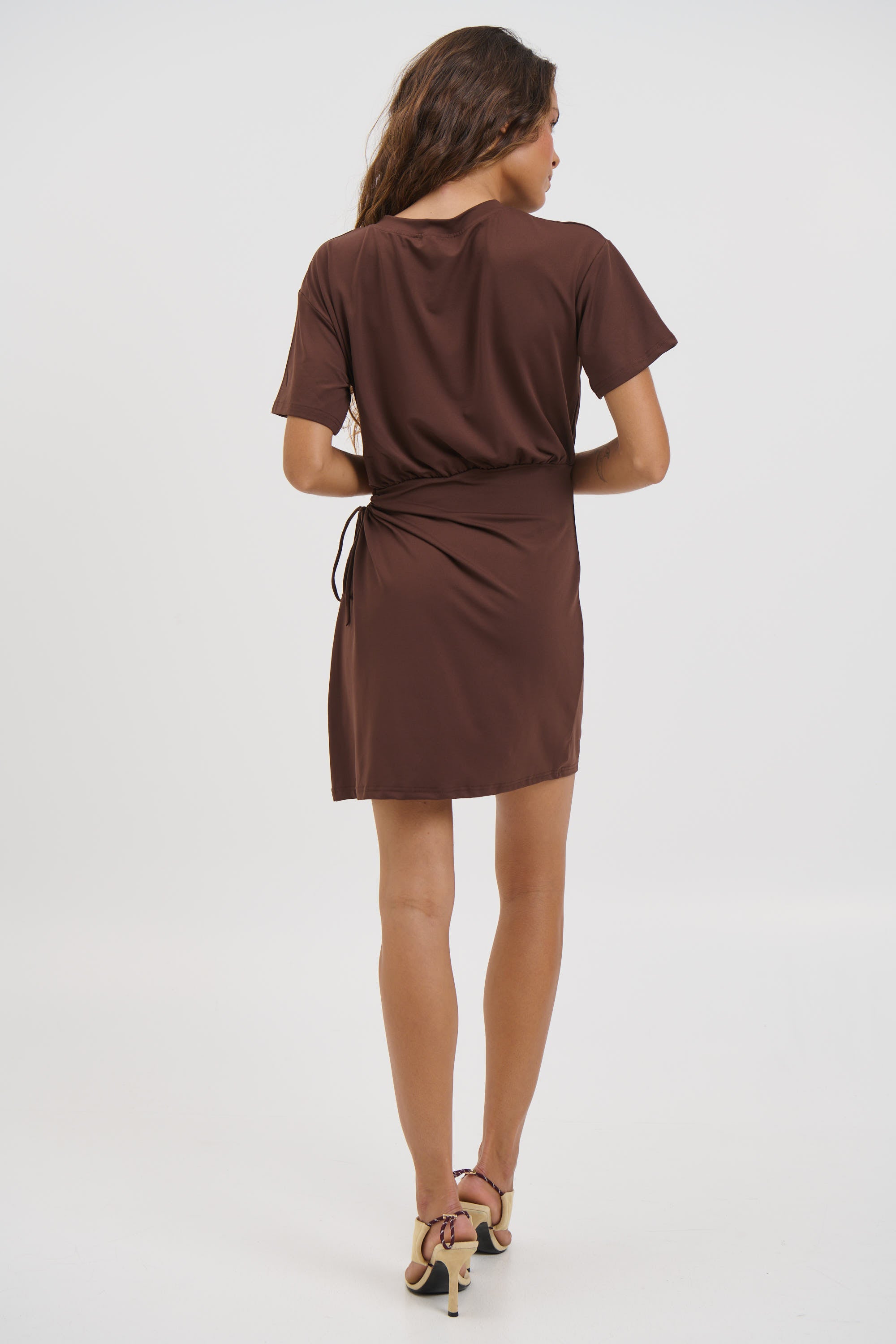 Indra Mini Dress Chocolate
