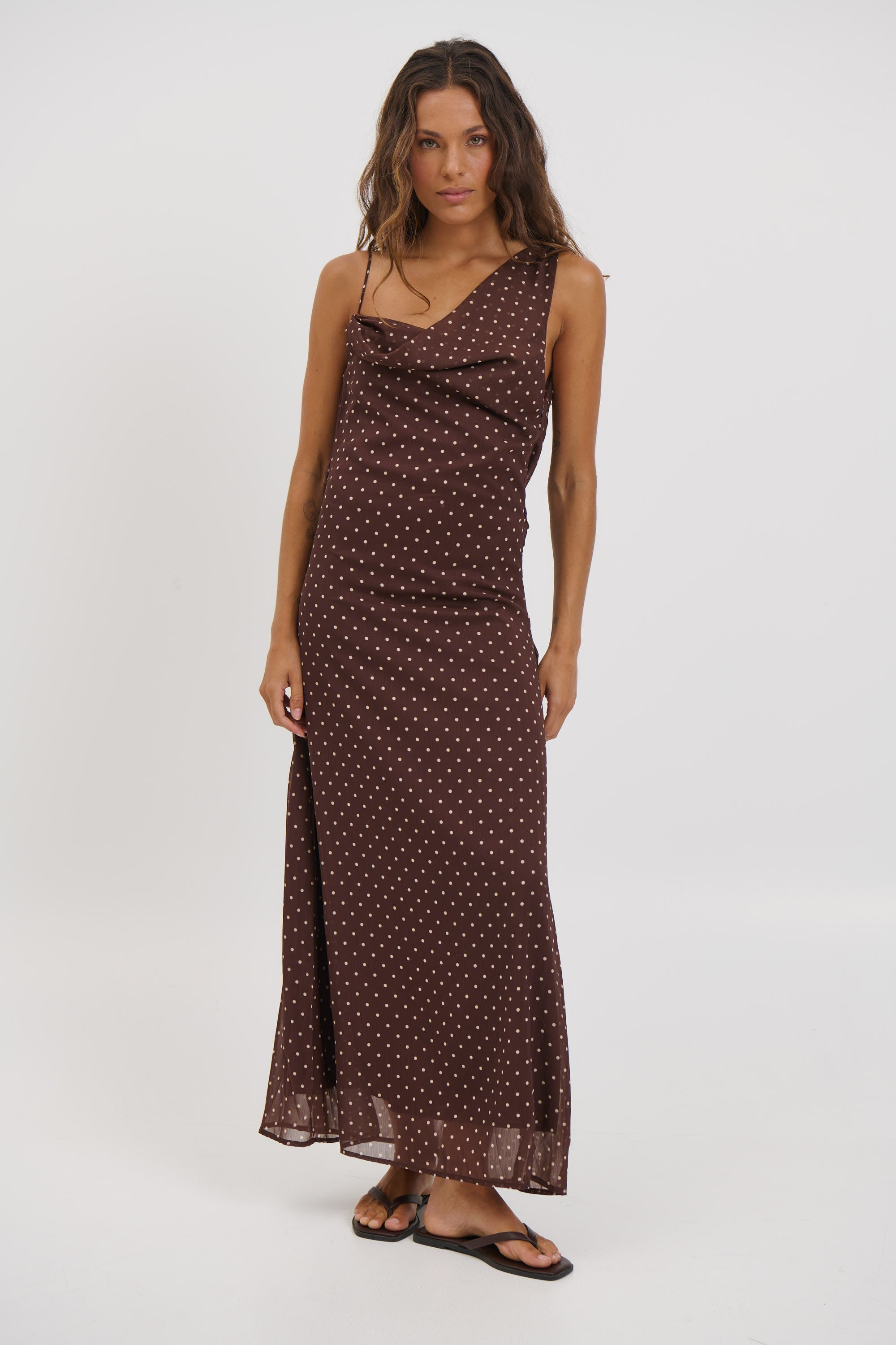 Oli Maxi Dress Brown