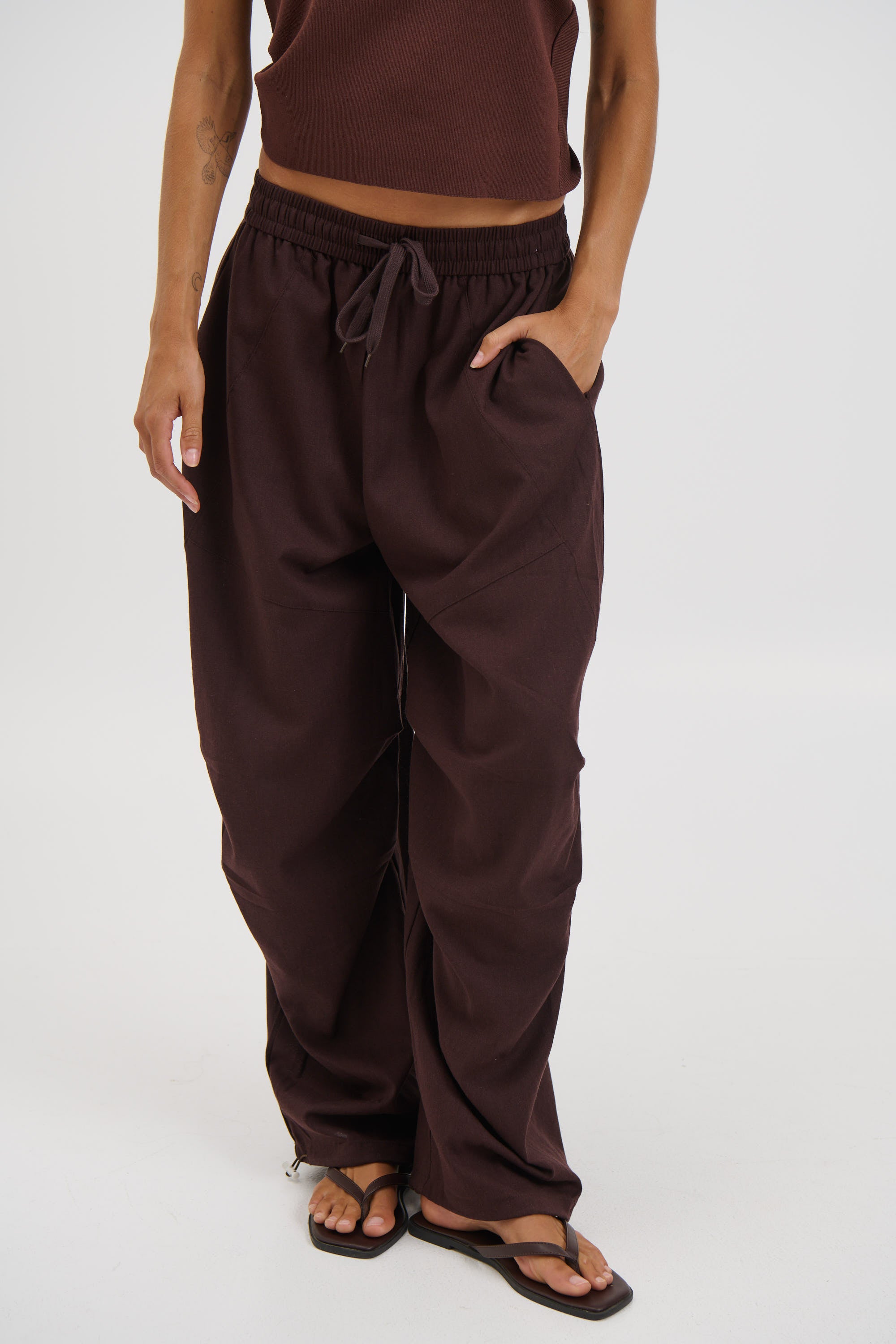 Lavinia Pant Chocolate