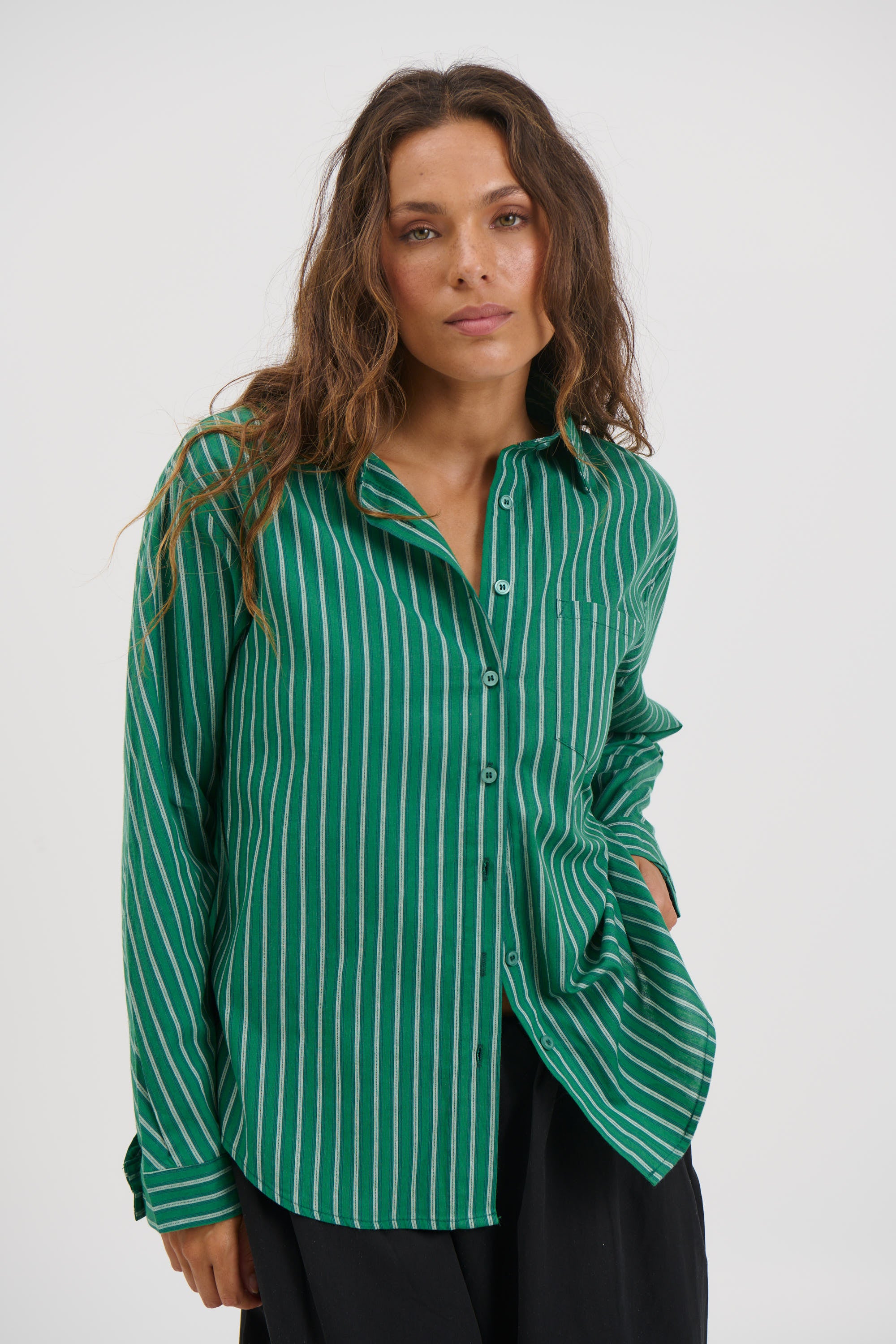 Hallie Shirt Green