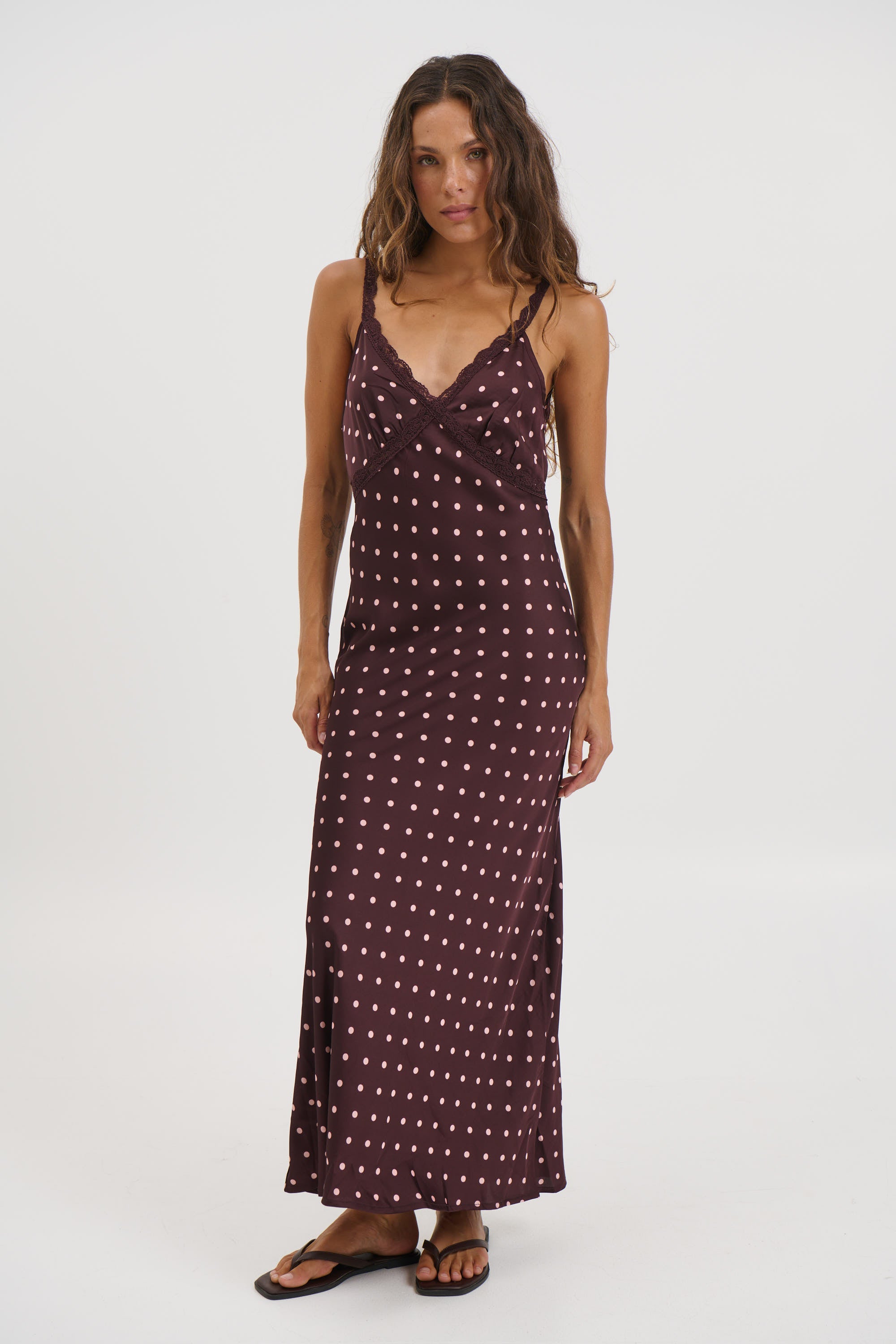 Bailey Maxi Dress Dark Chocolate