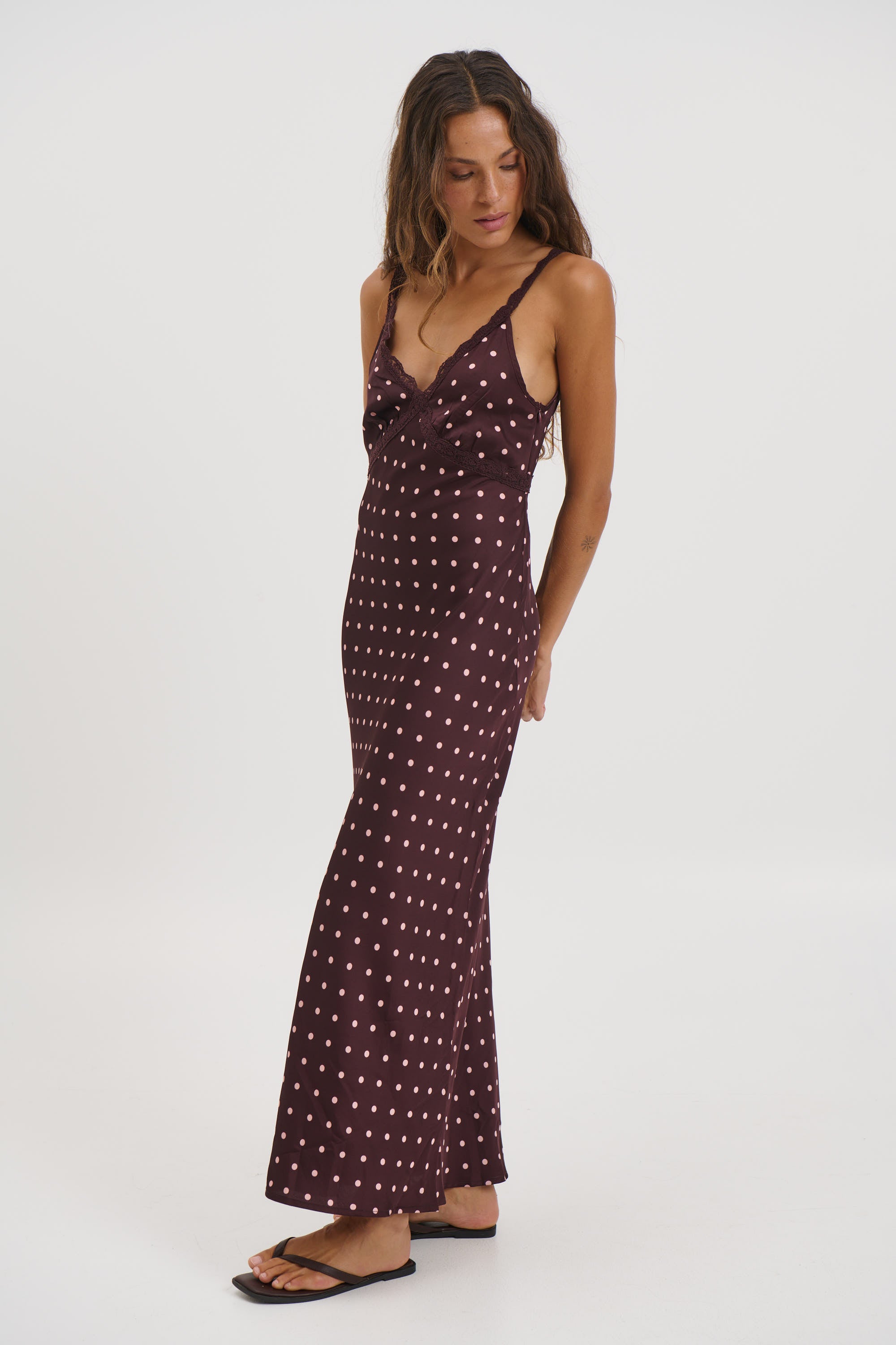 Bailey Maxi Dress Dark Chocolate