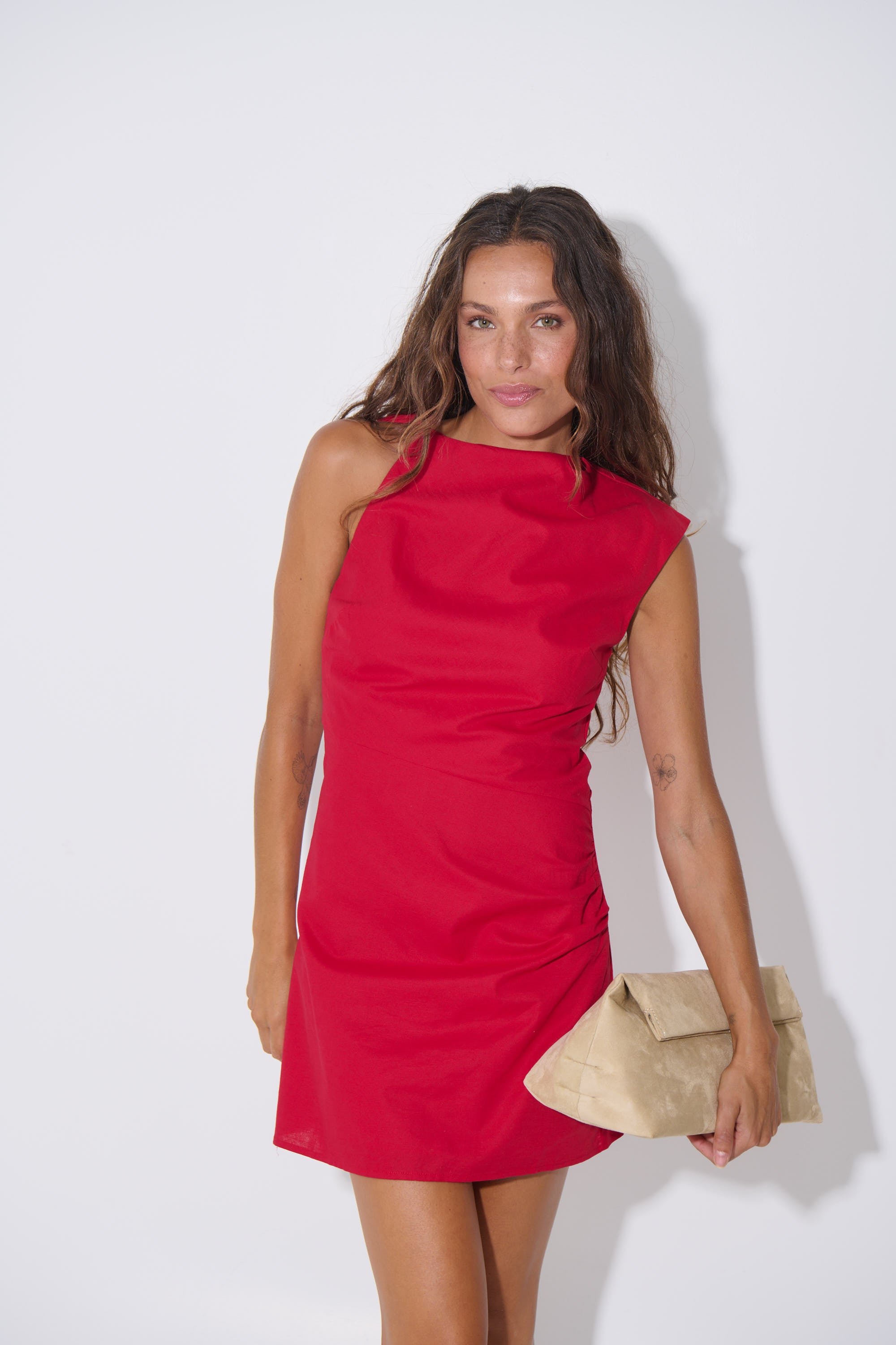 Clea Mini Dress Cherry