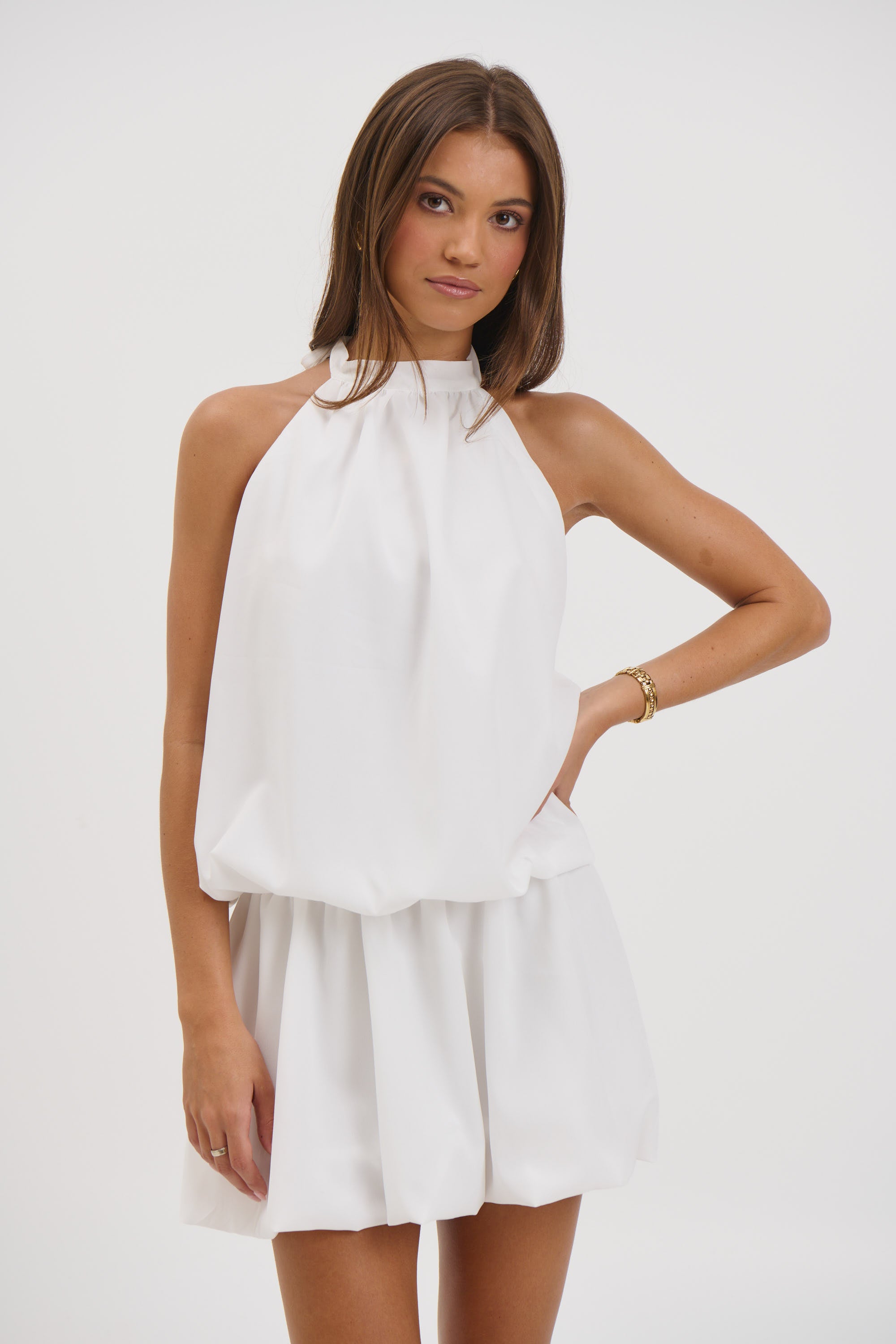 Paris Mini Dress White