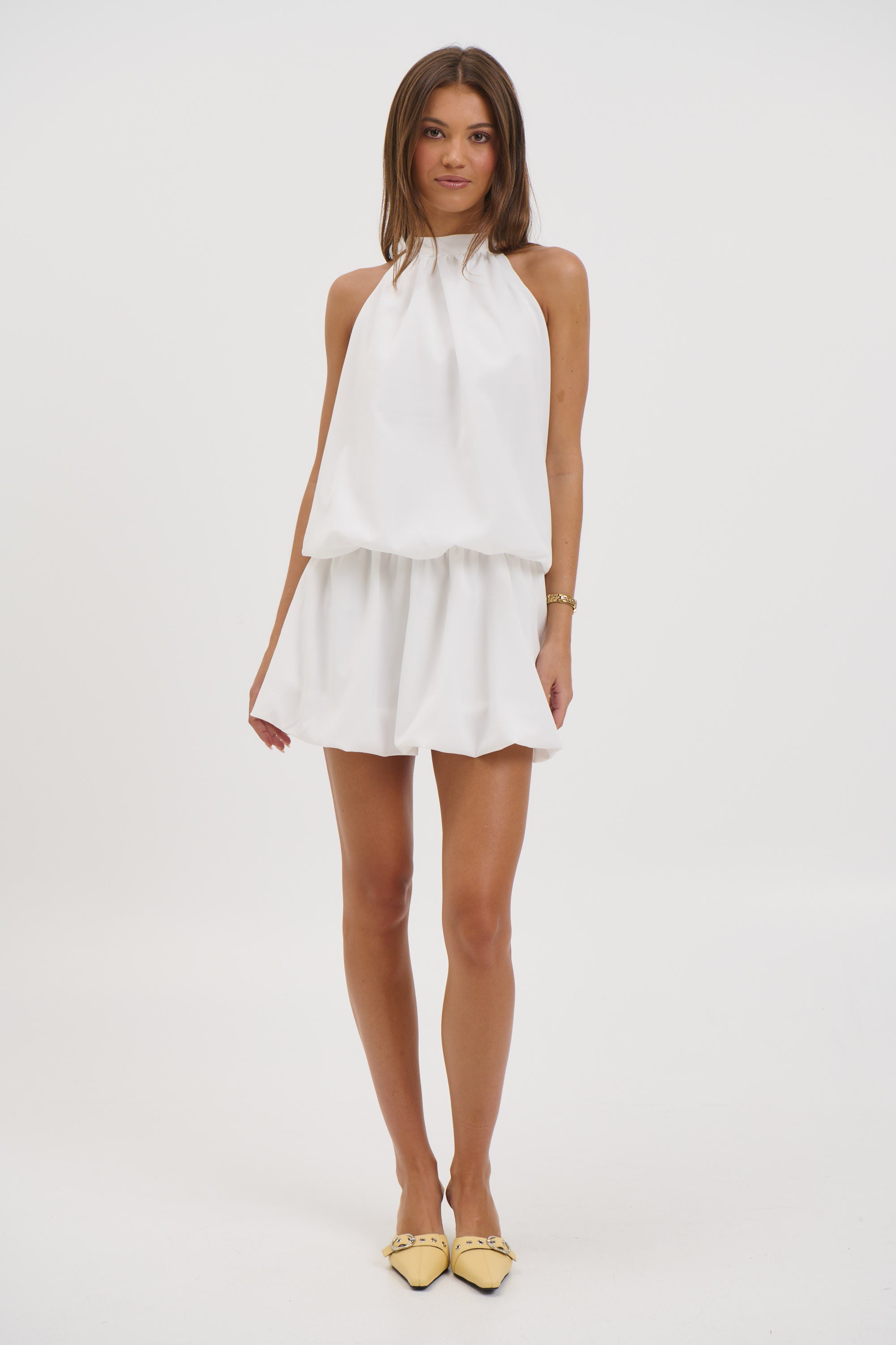 Paris Mini Dress White