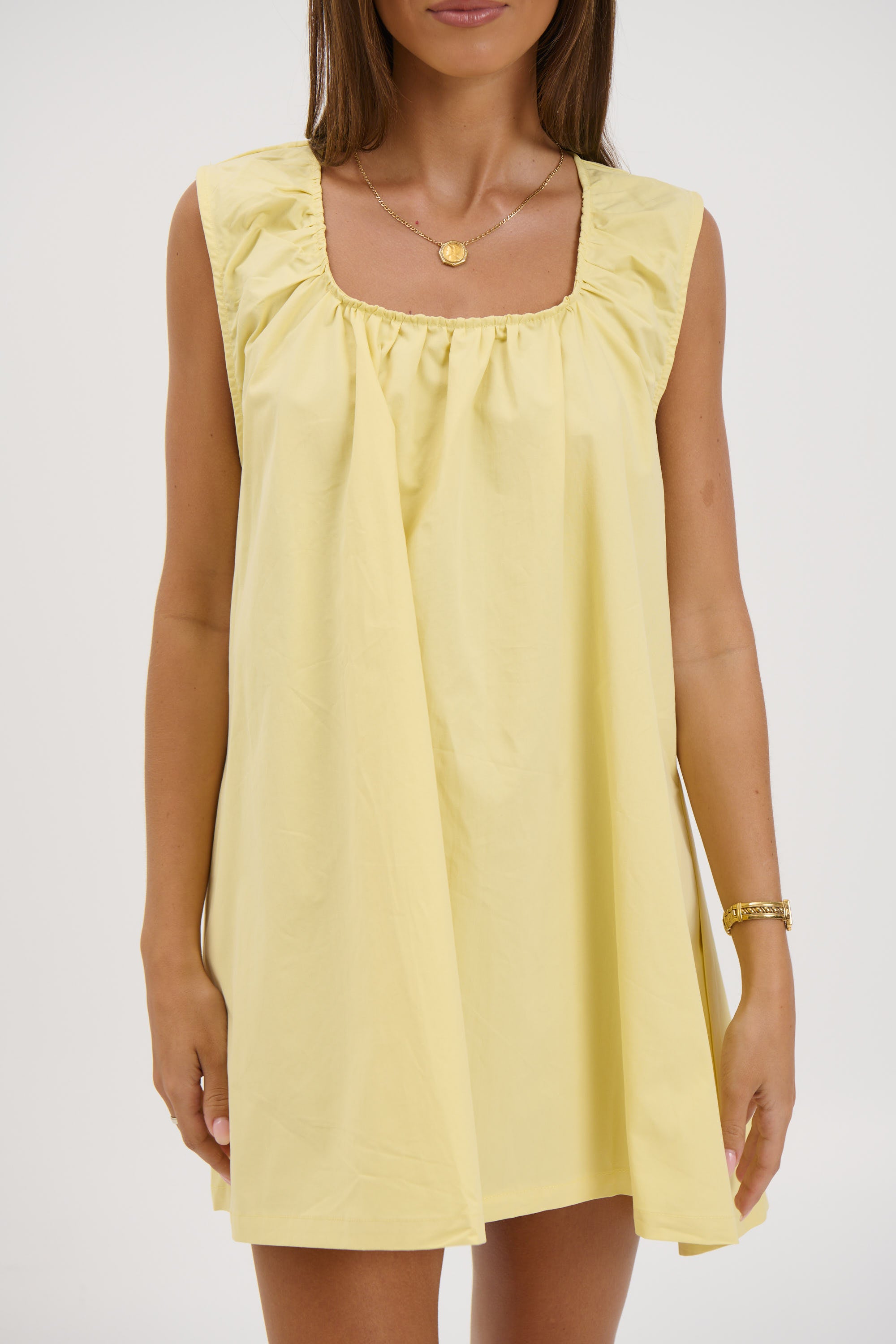 Miley Mini Dress Lemon