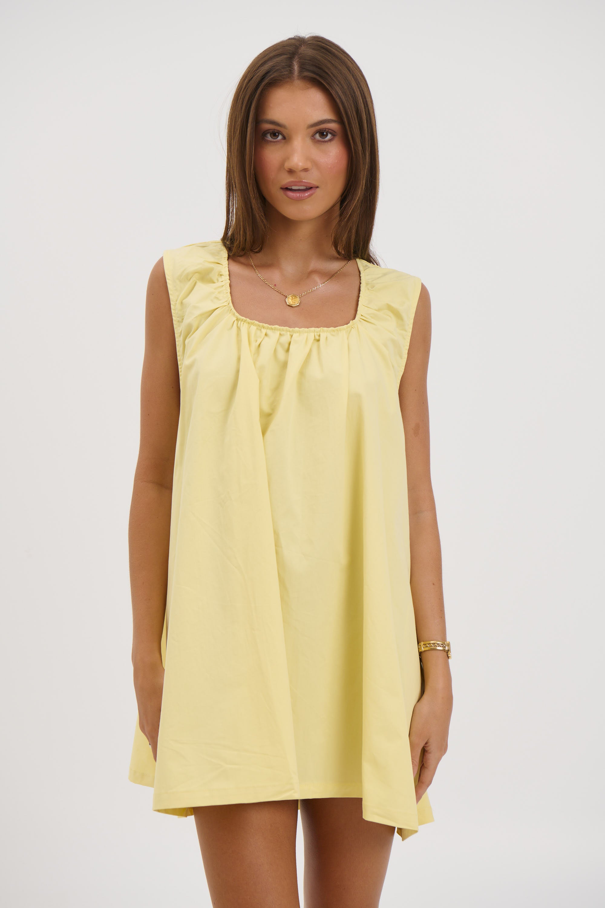 Miley Mini Dress Lemon
