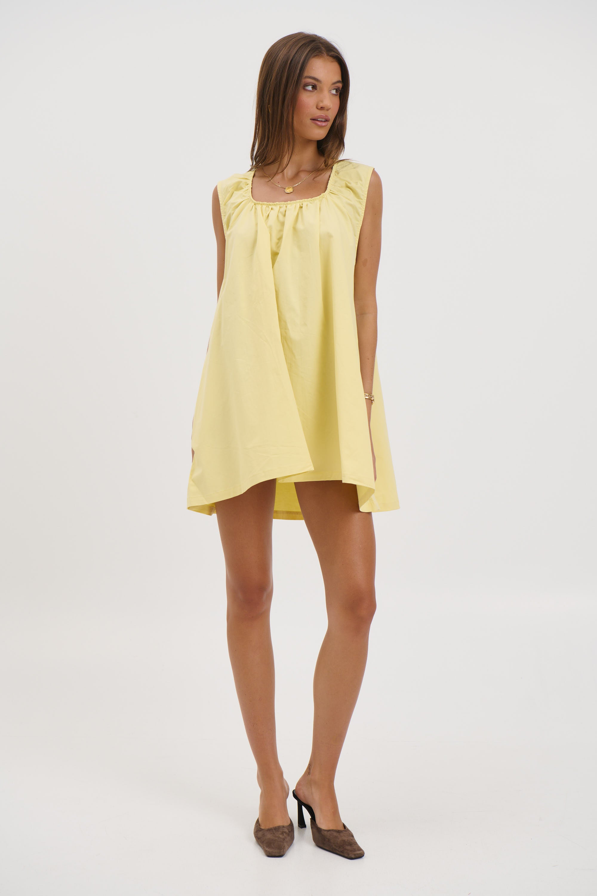 Miley Mini Dress Lemon