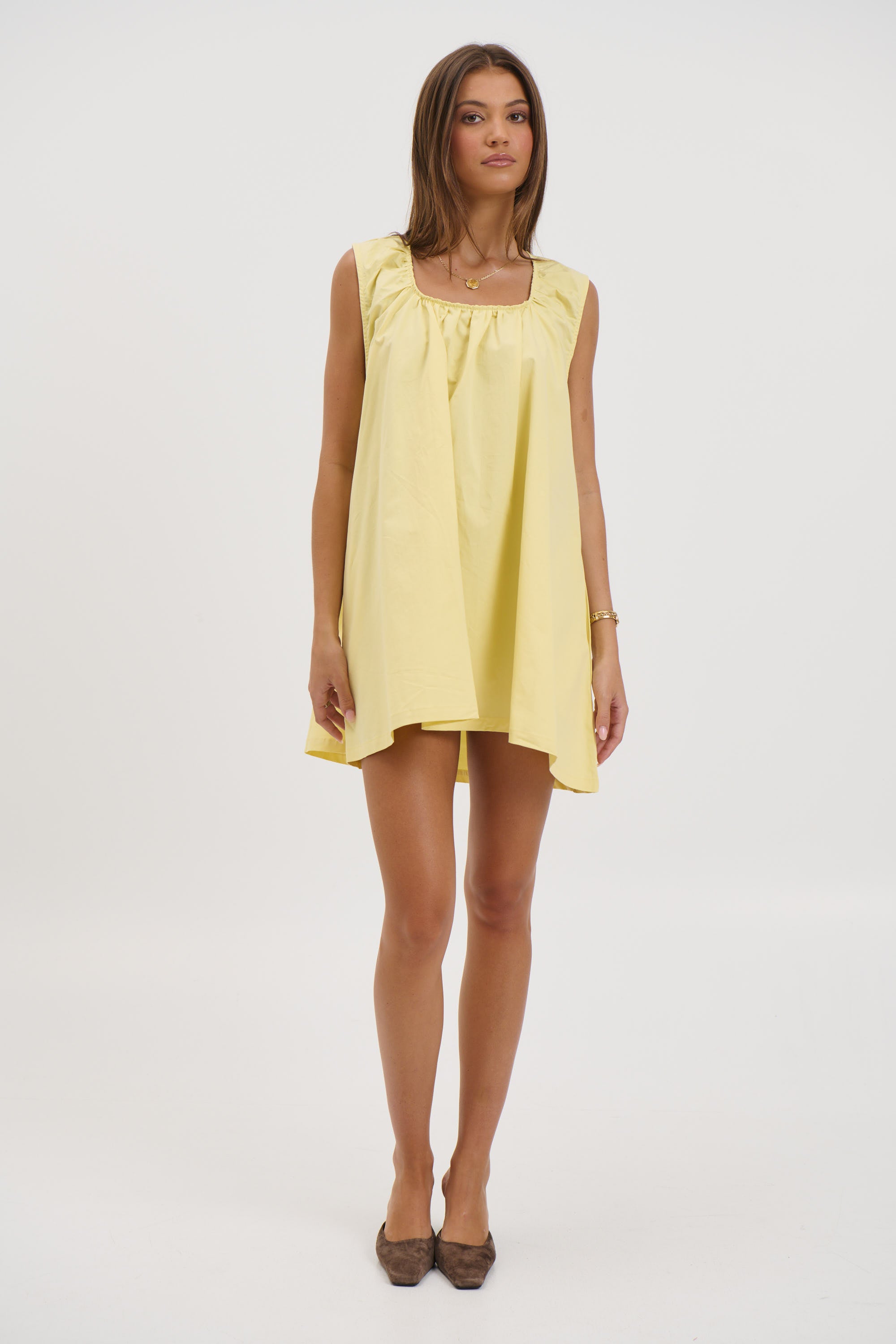 Miley Mini Dress Lemon