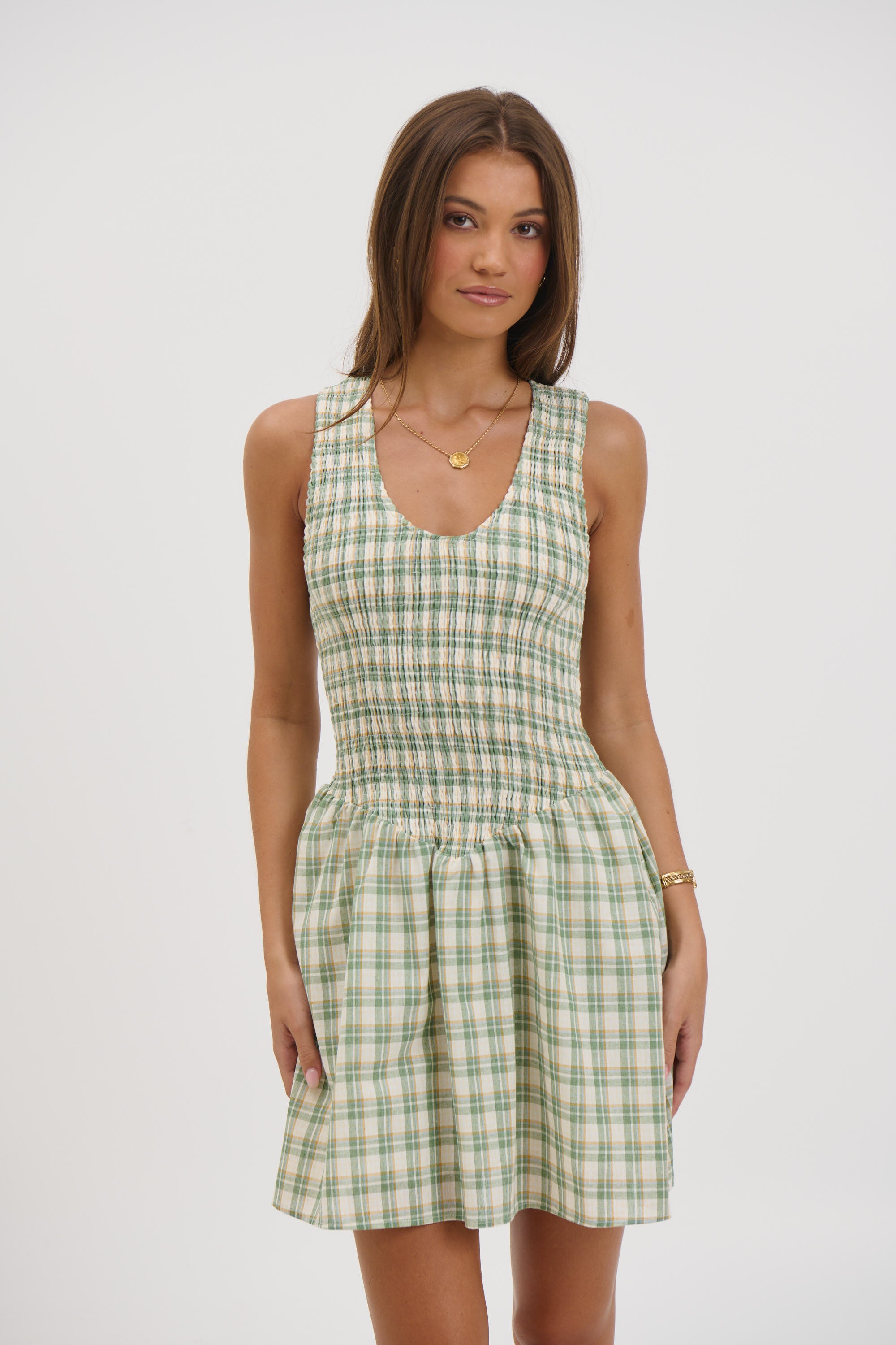 Essie Mini Dress Beige