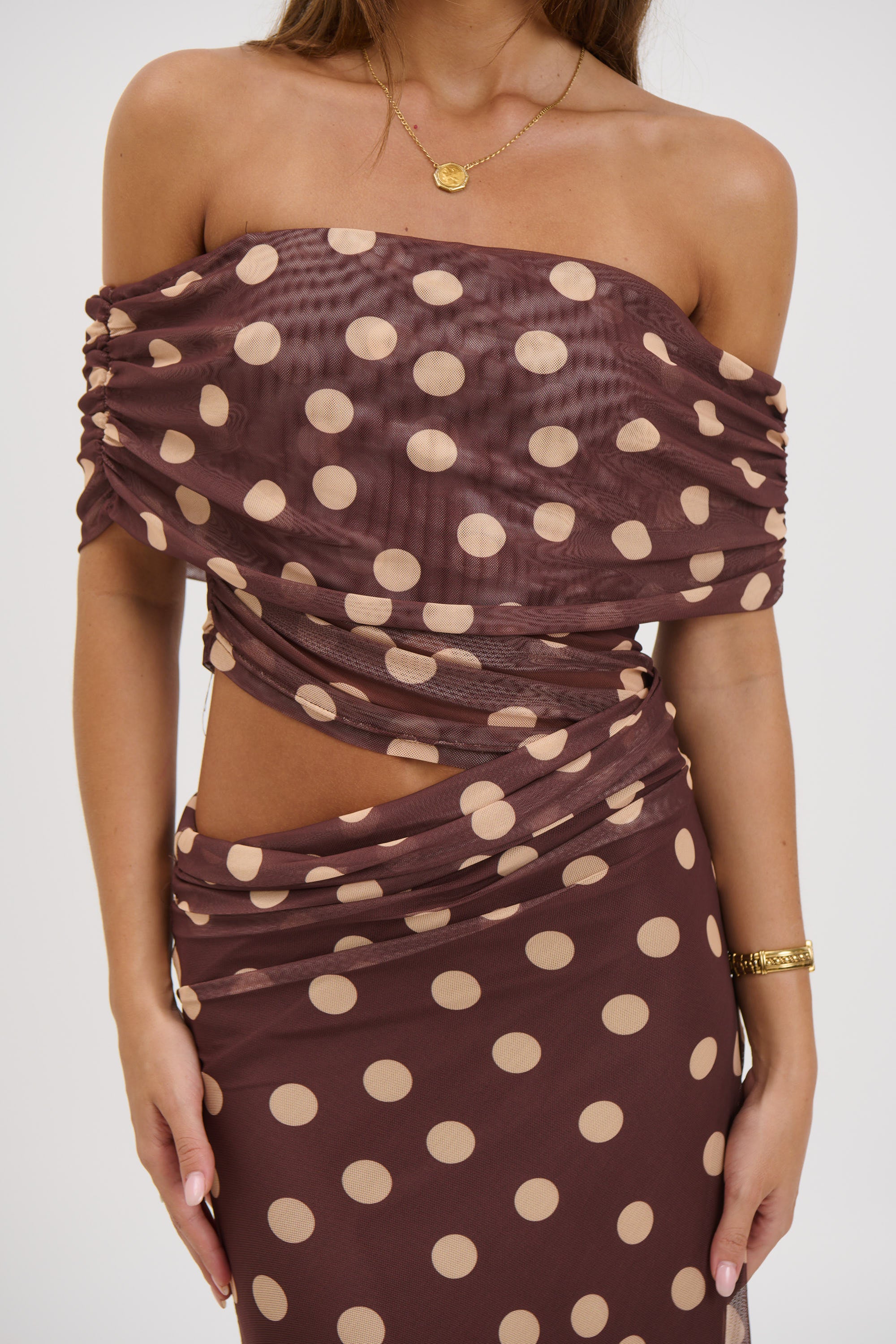 Skylar Midi Dress Mocha