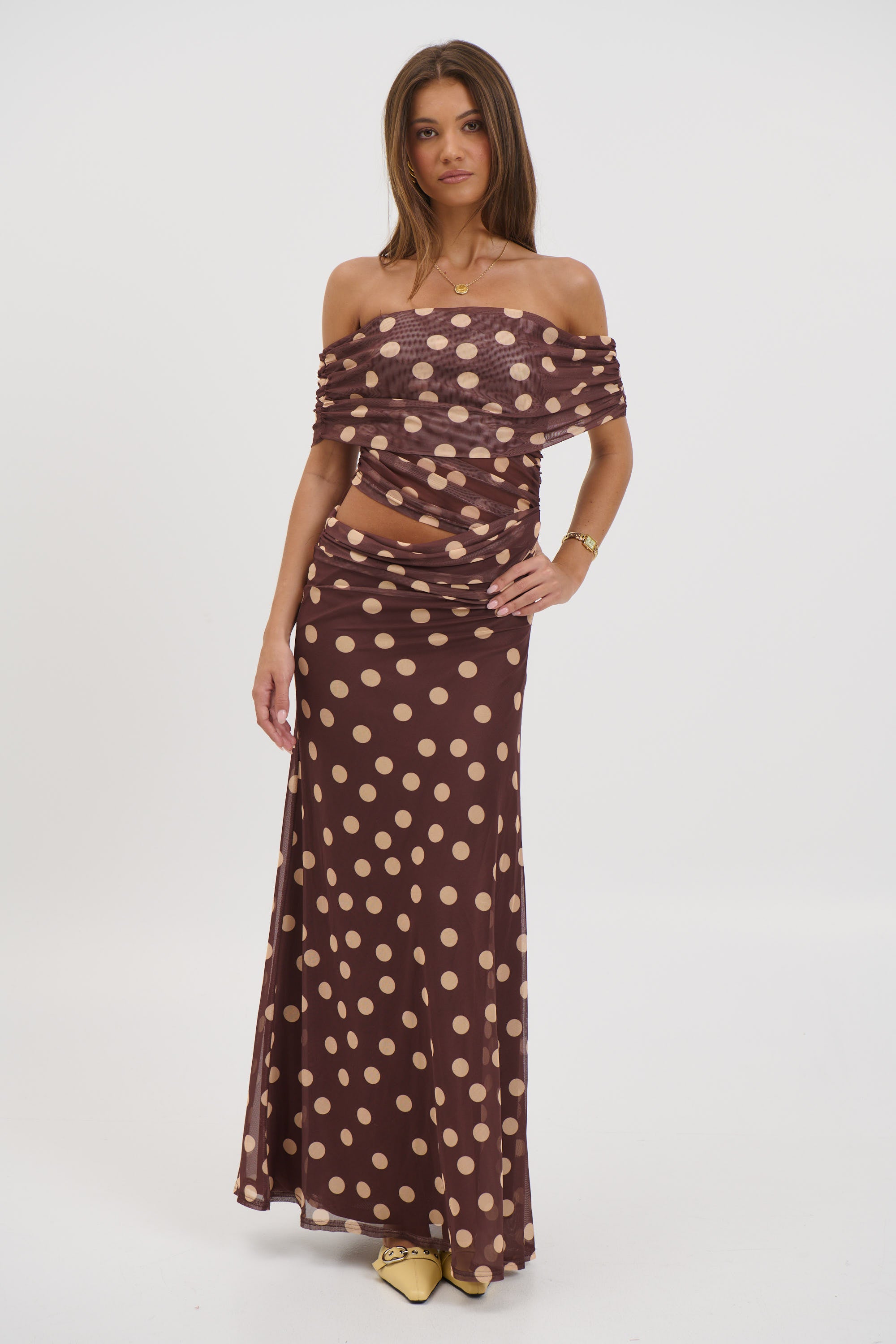 Skylar Midi Dress Mocha