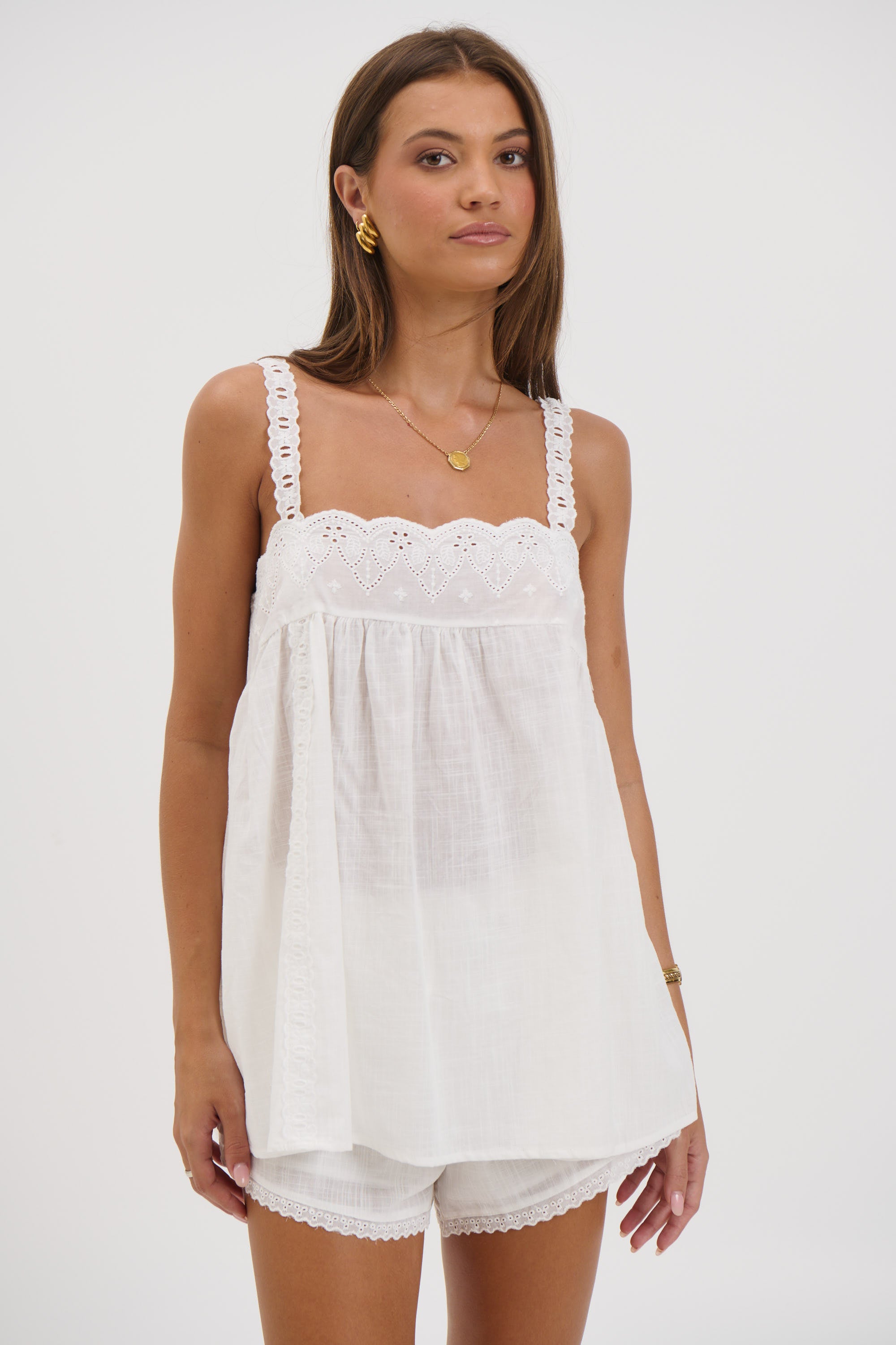 Alora Lace Set White