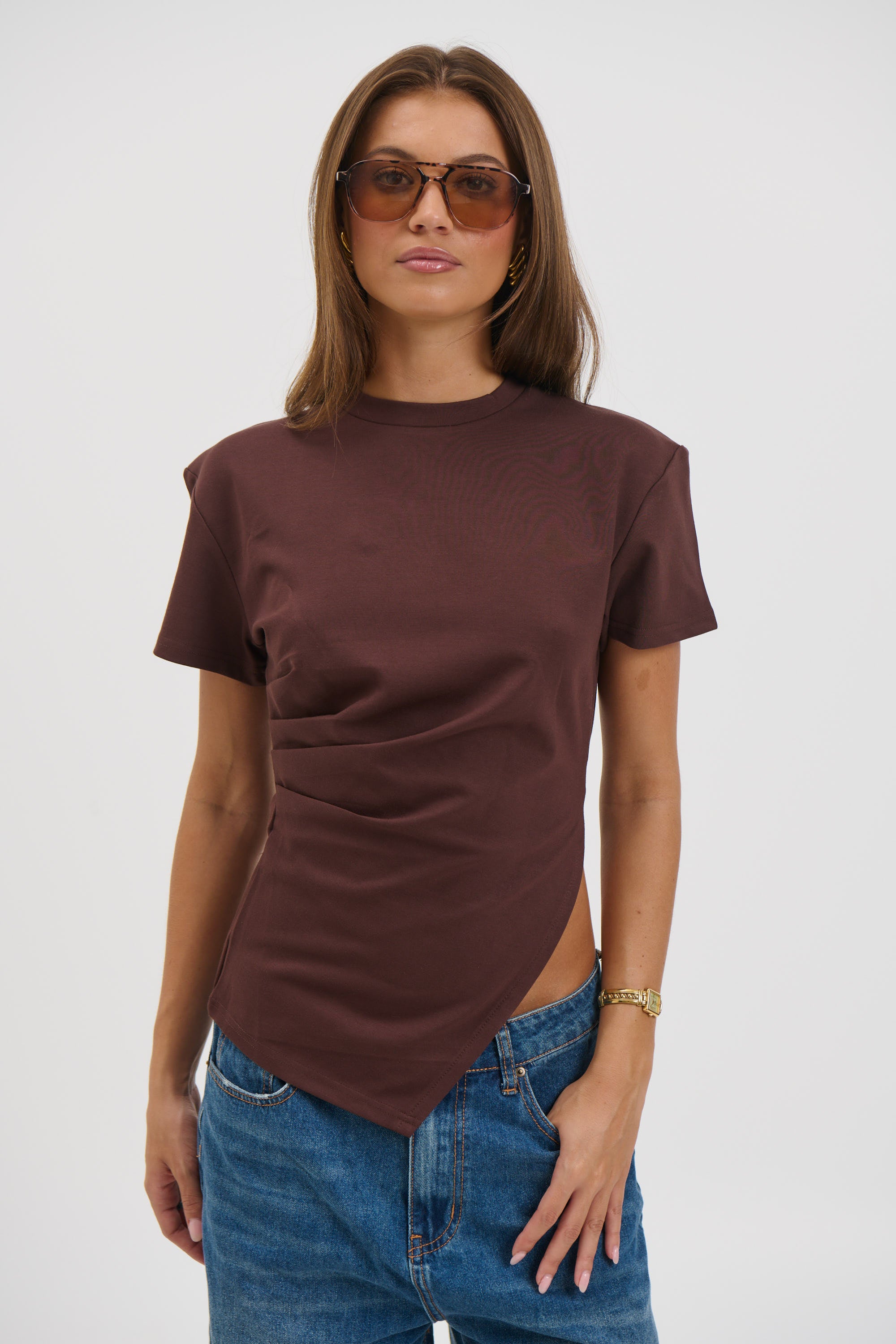 Hilary Top Dark Cocao