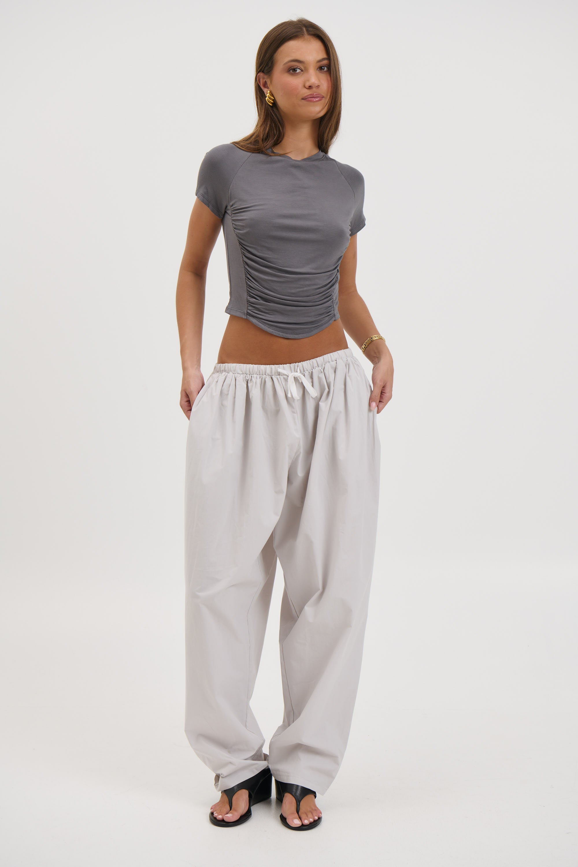 Aura Pant Grey Marle