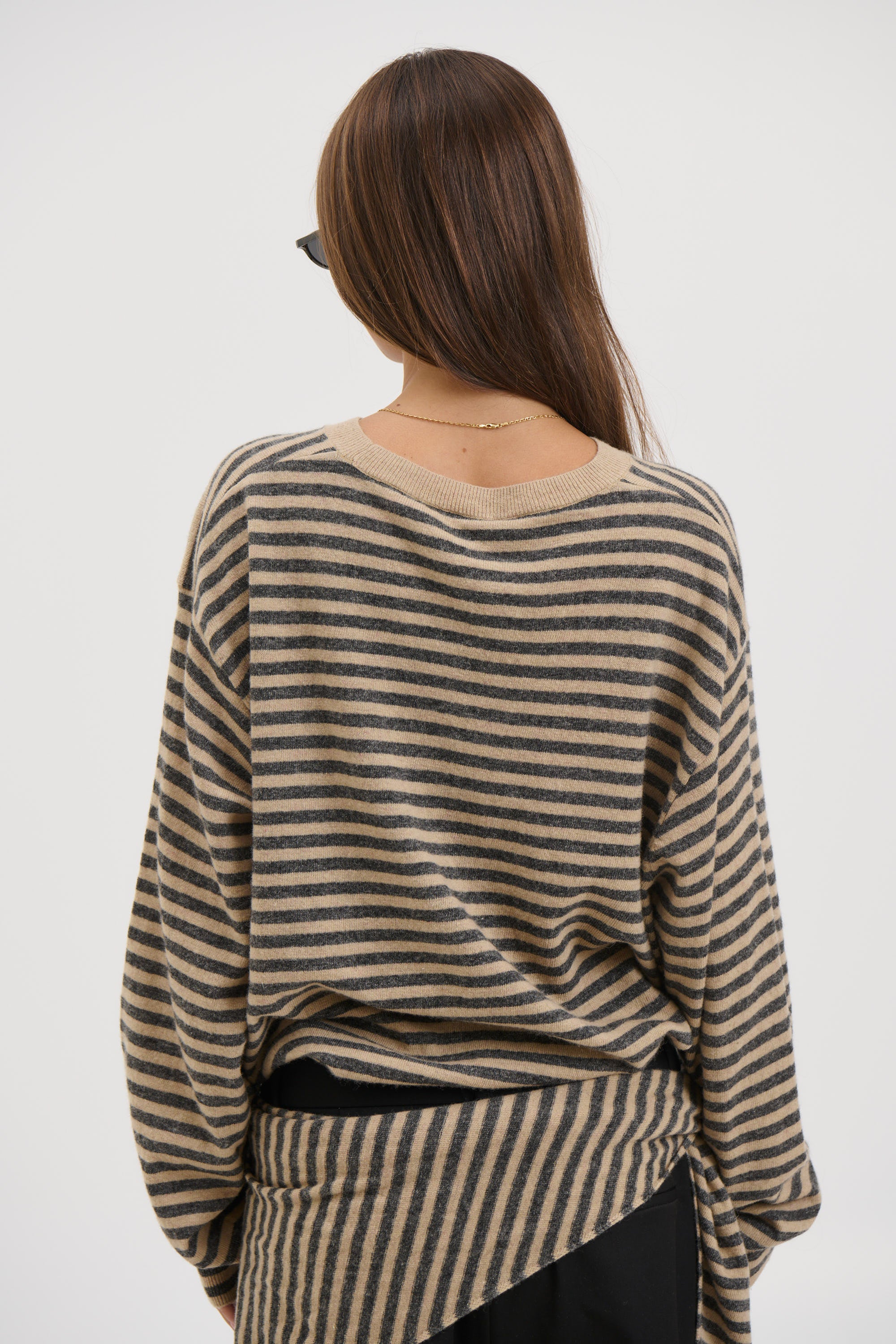 Olsen Knit Slate Stripe