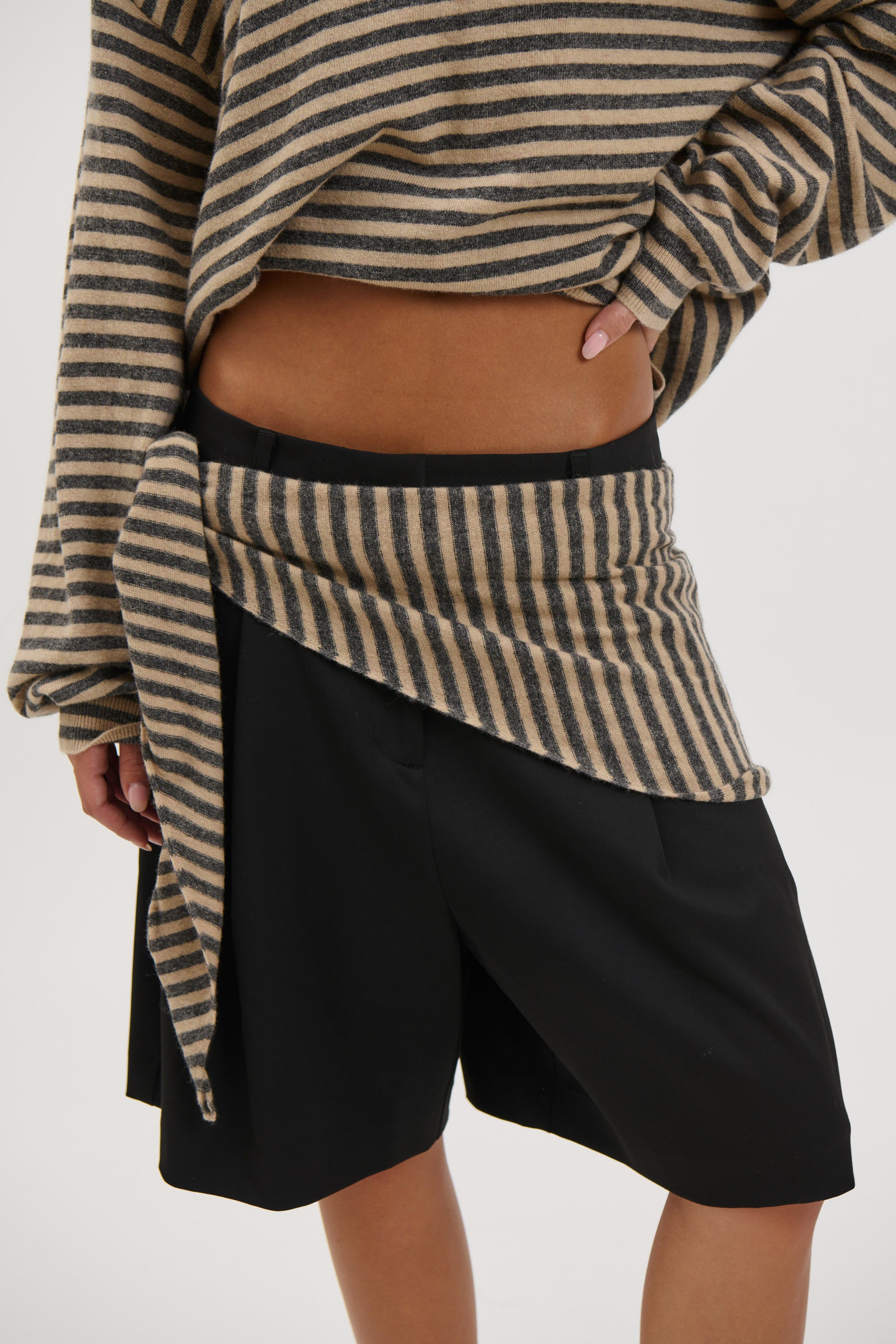 Olsen Knit Slate Stripe