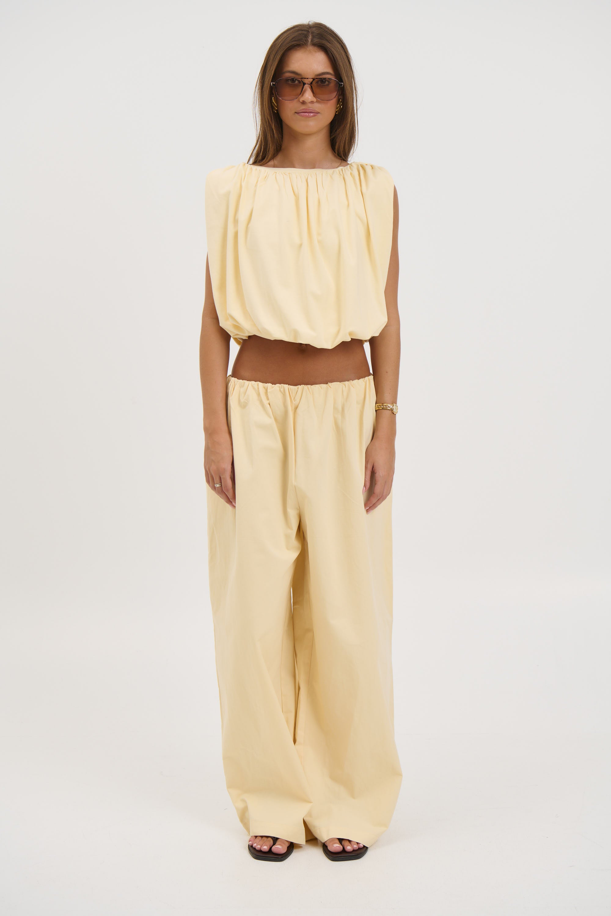 Louisa Bubble Top Lemon