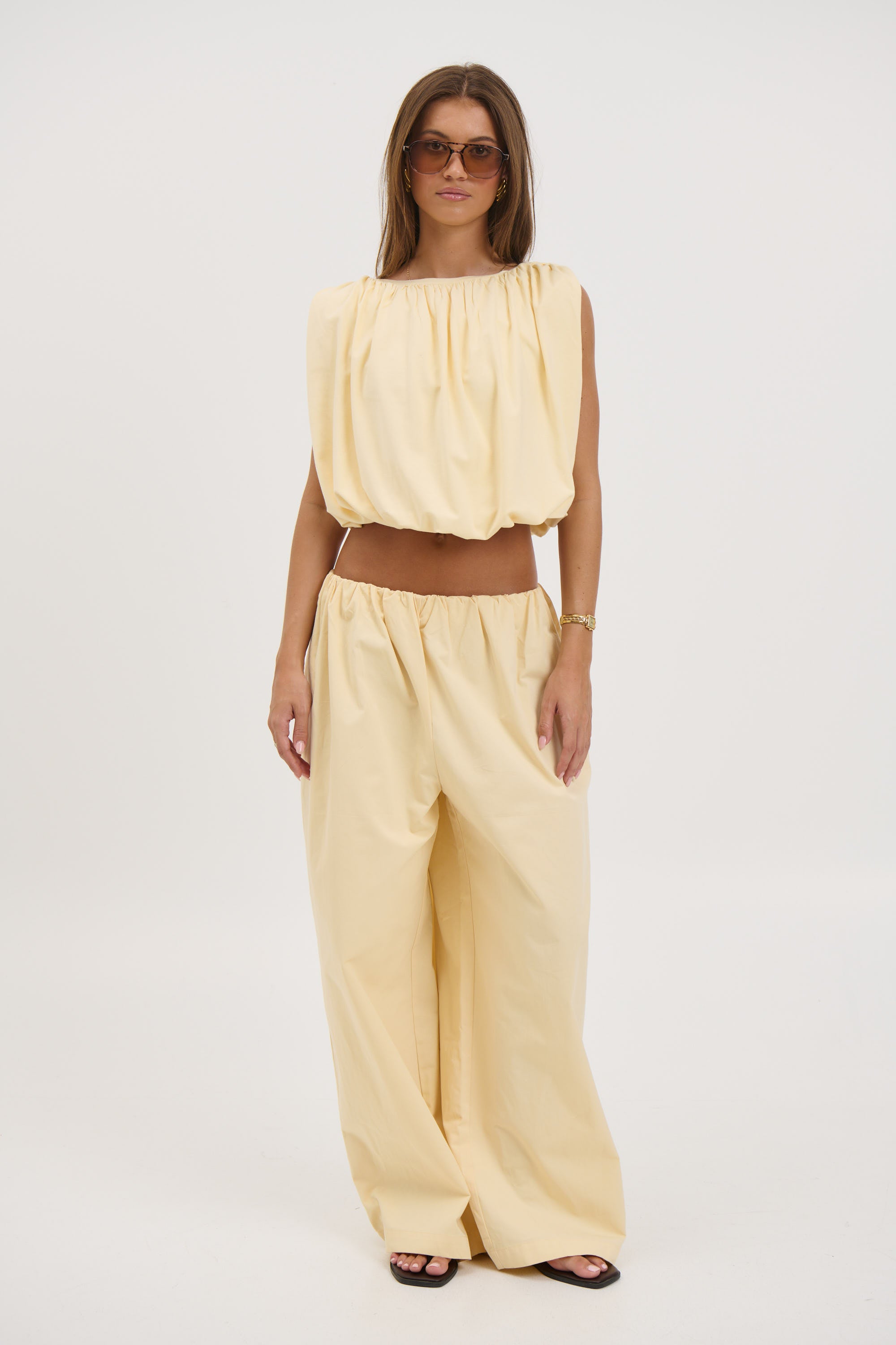 Louisa Bubble Top Lemon