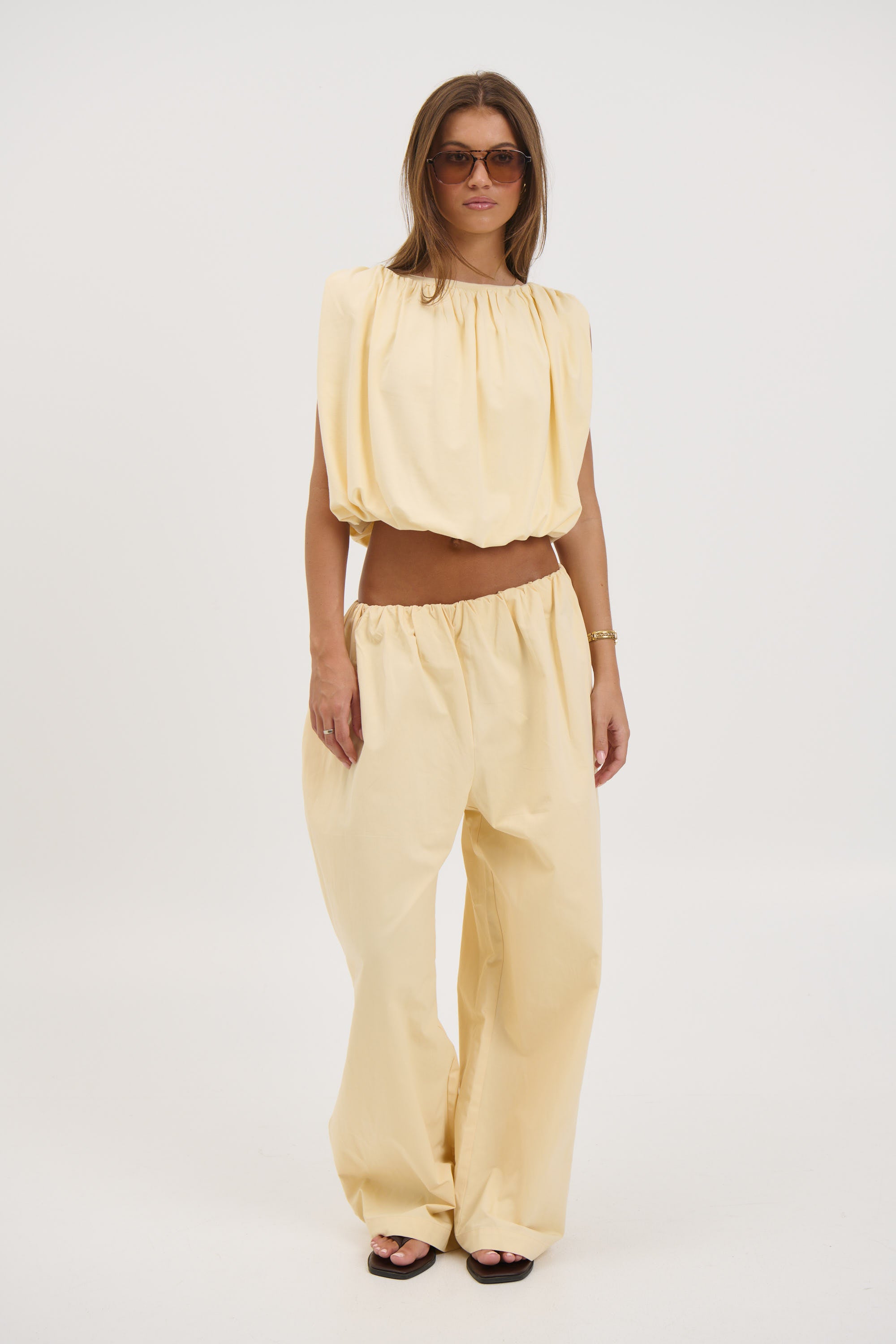 Louisa Bubble Top Lemon