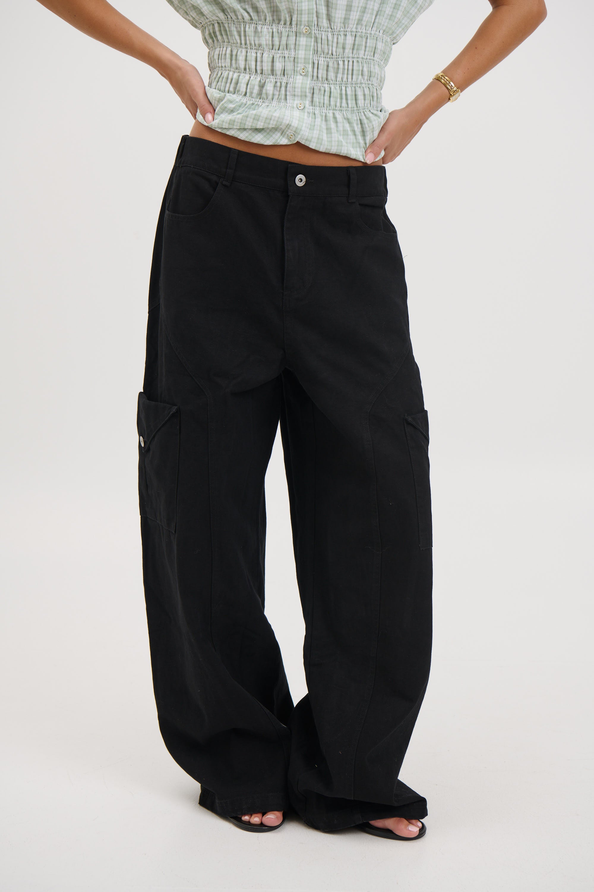 Annie Cargo Pant Black