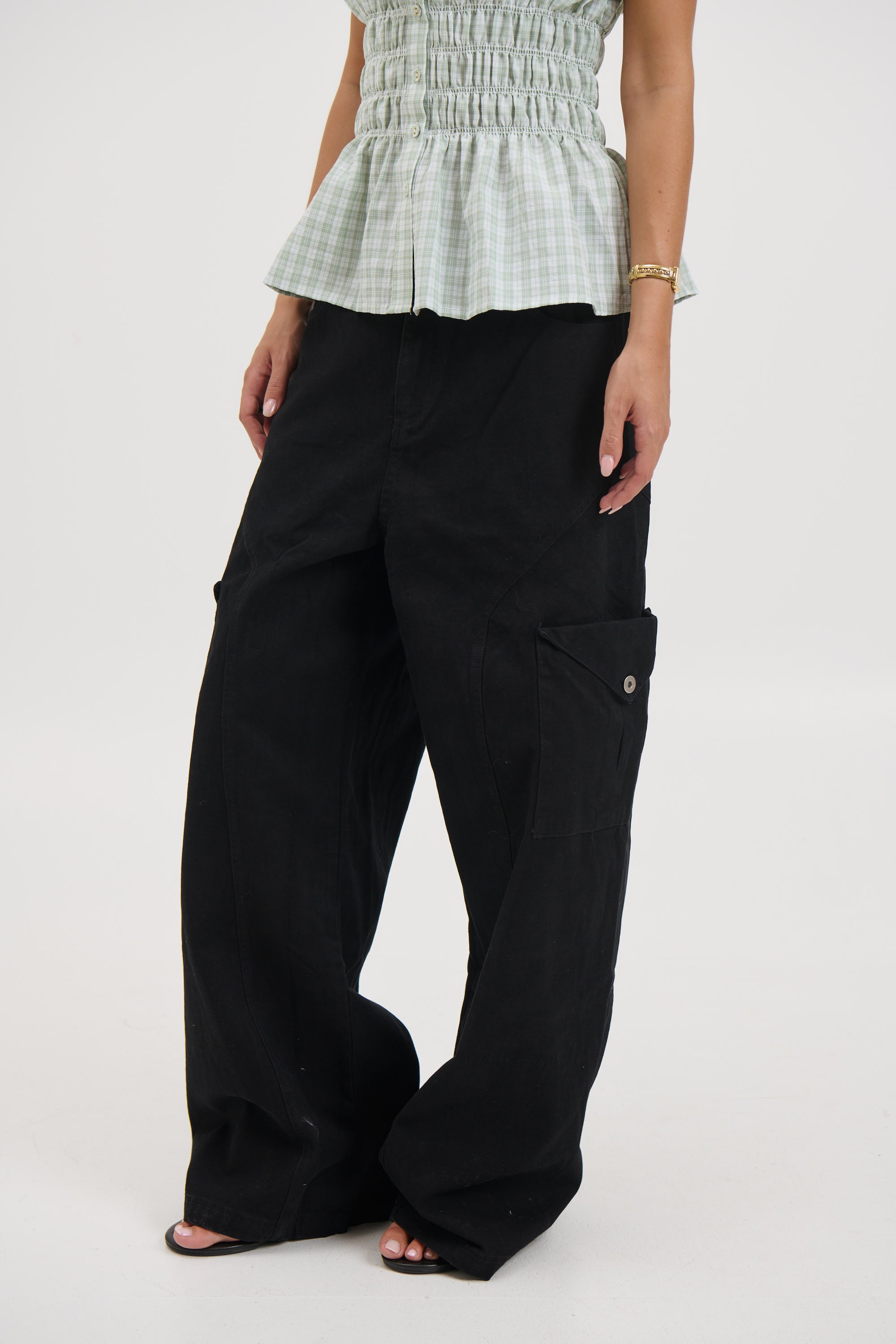 Annie Cargo Pant Black