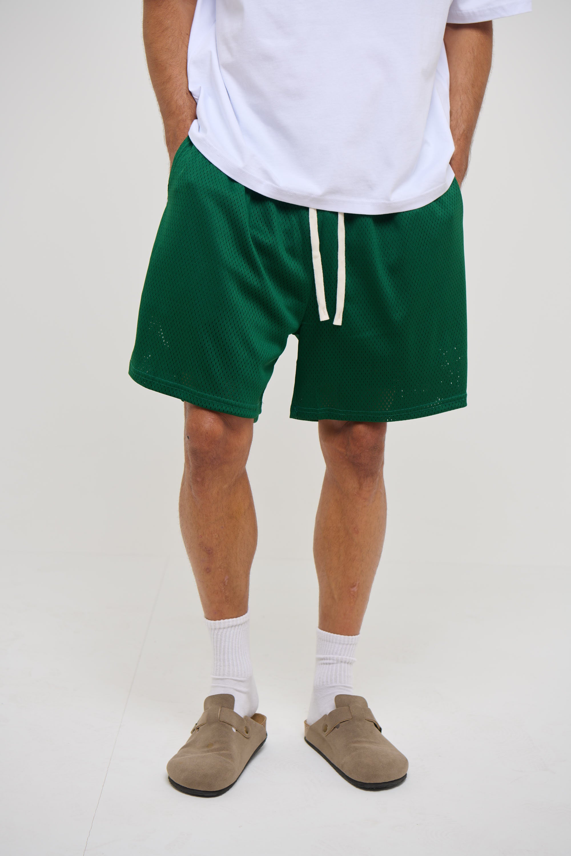 Julian Mesh Short Emerald