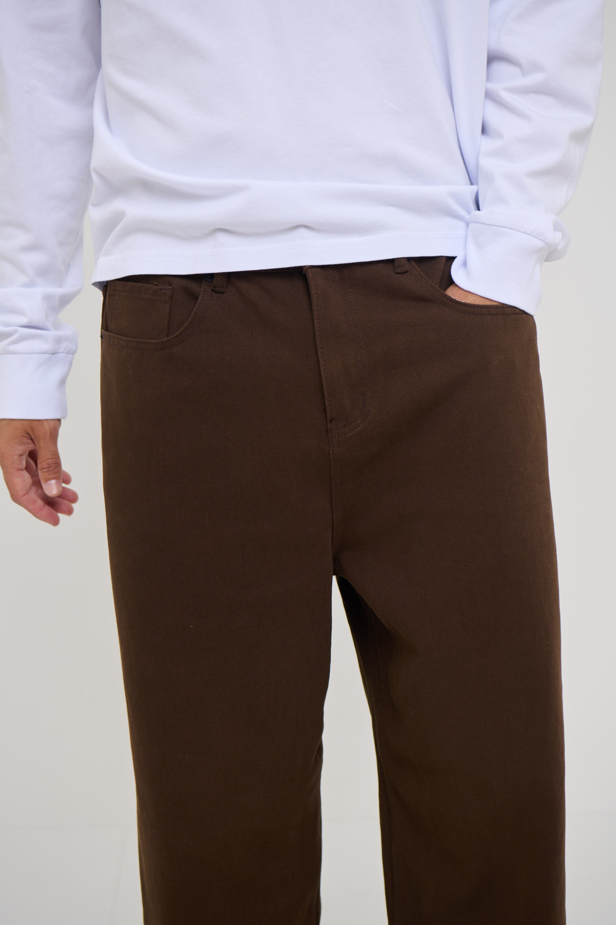 Newtown Baggy Denim Chocolate