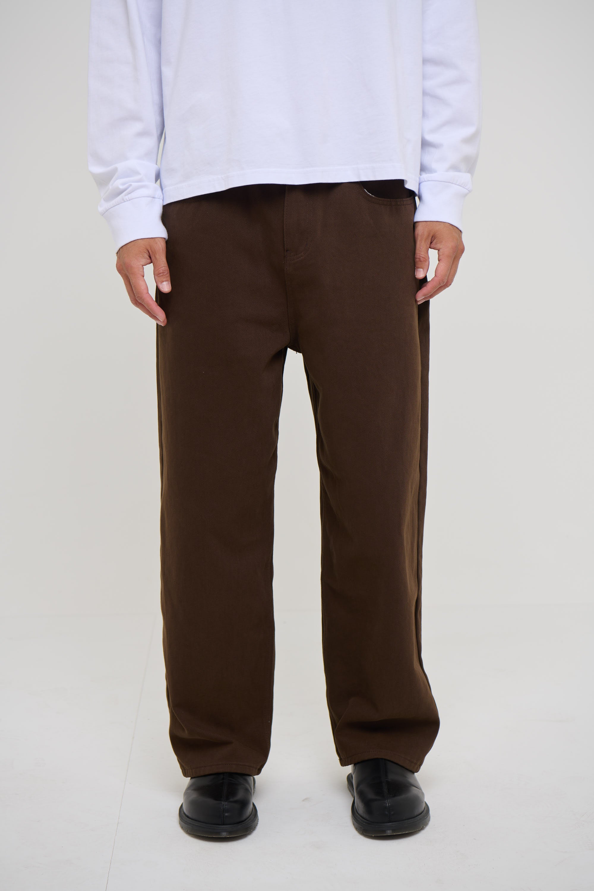 Newtown Baggy Denim Chocolate