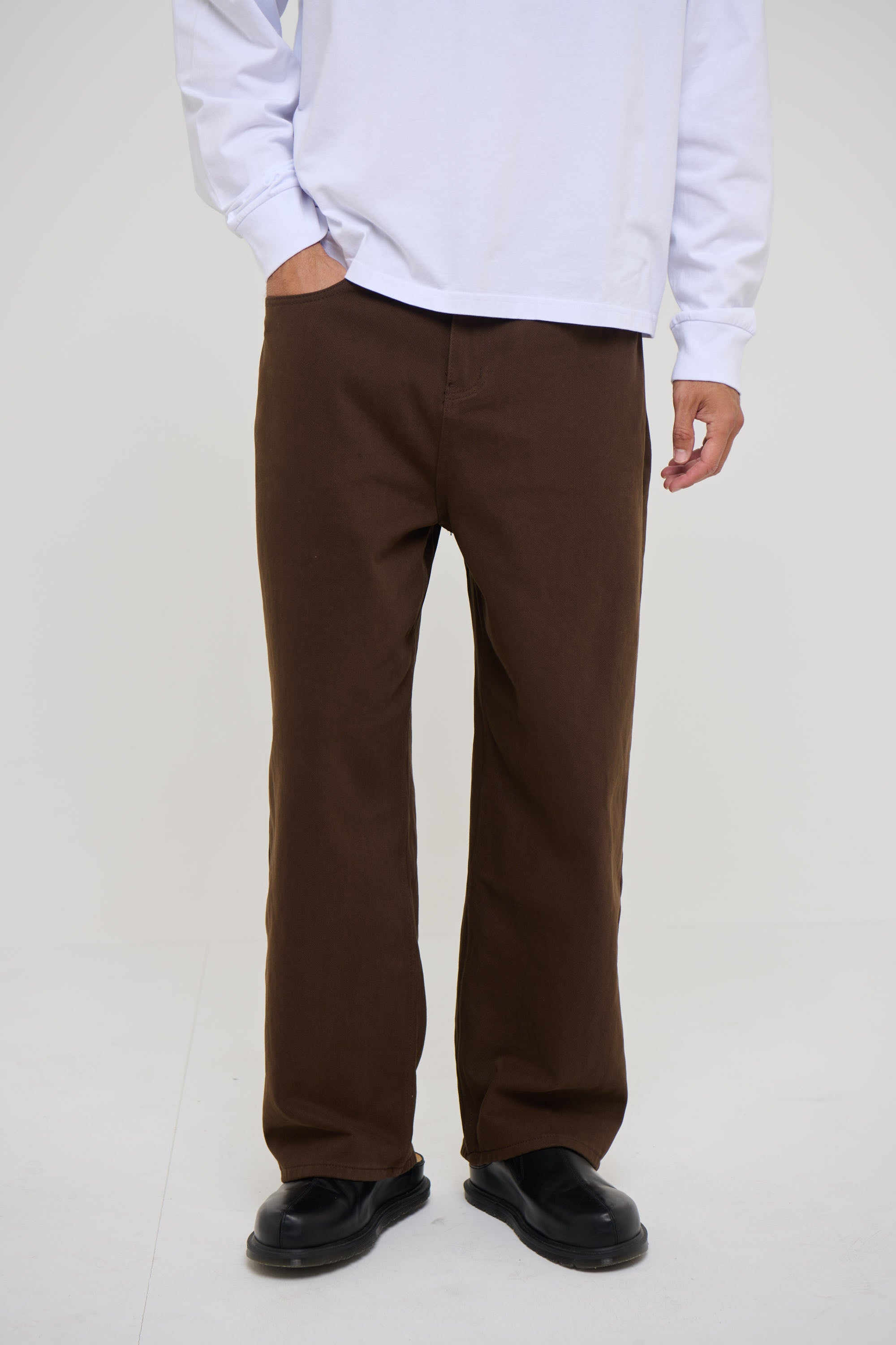 Newtown Baggy Denim Chocolate