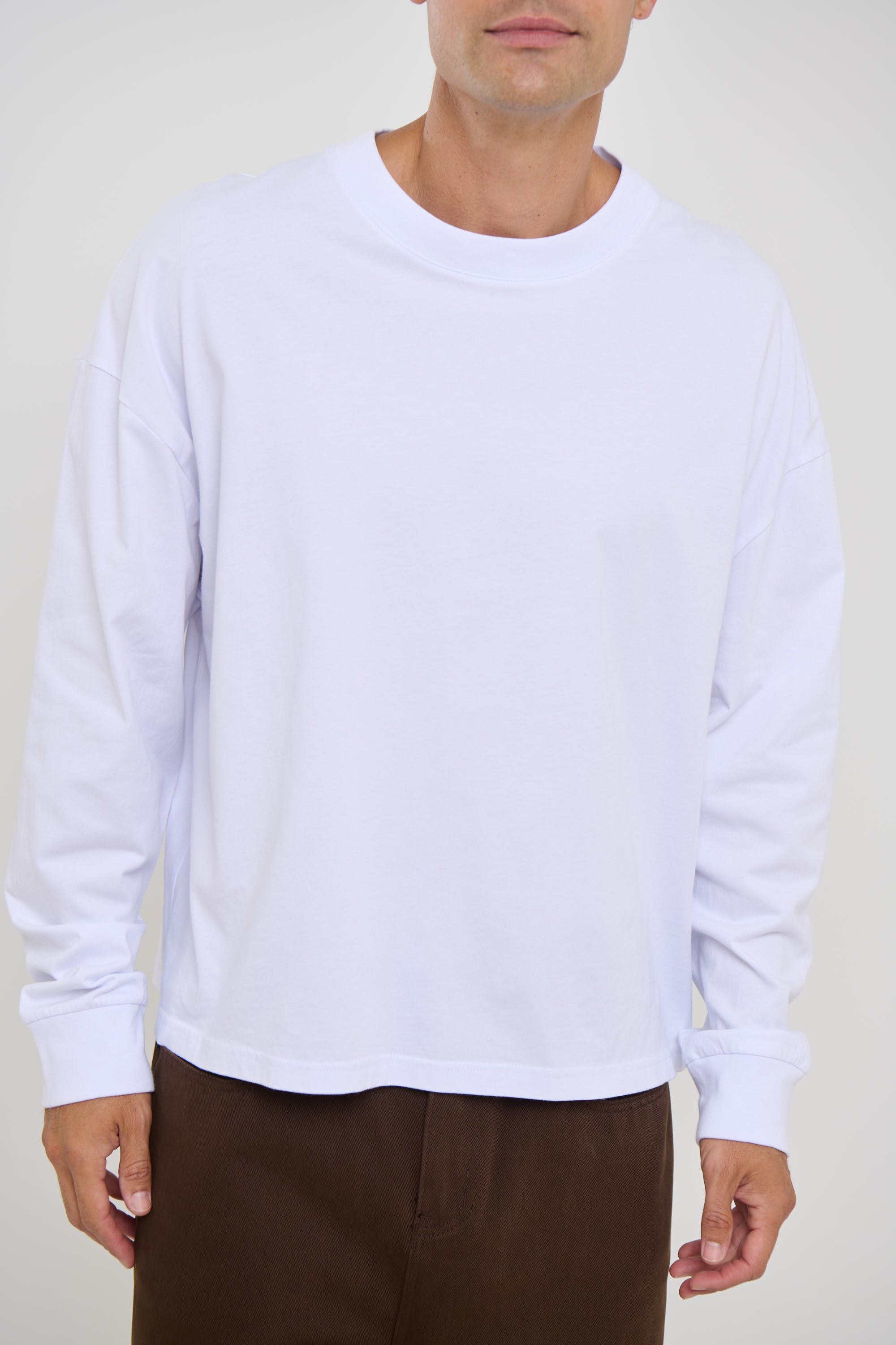 Cotton Long Sleeve White