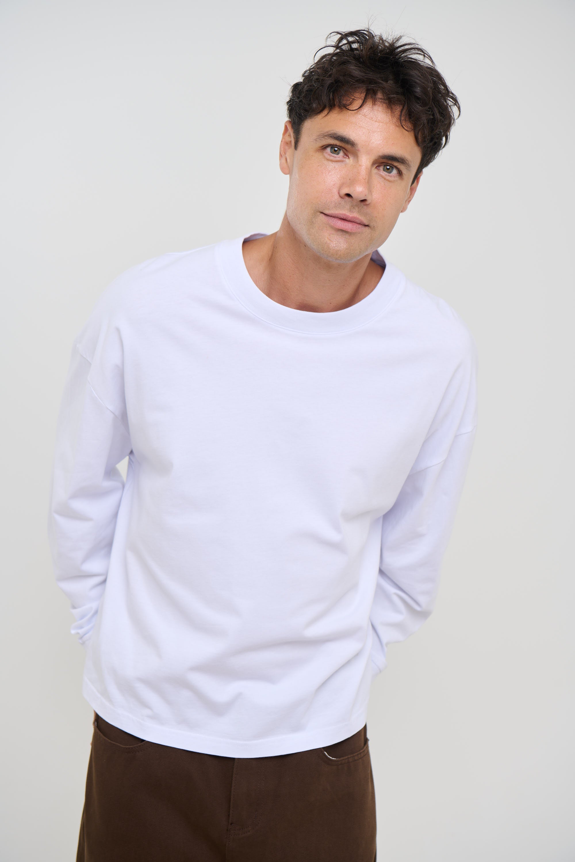 Cotton Long Sleeve White