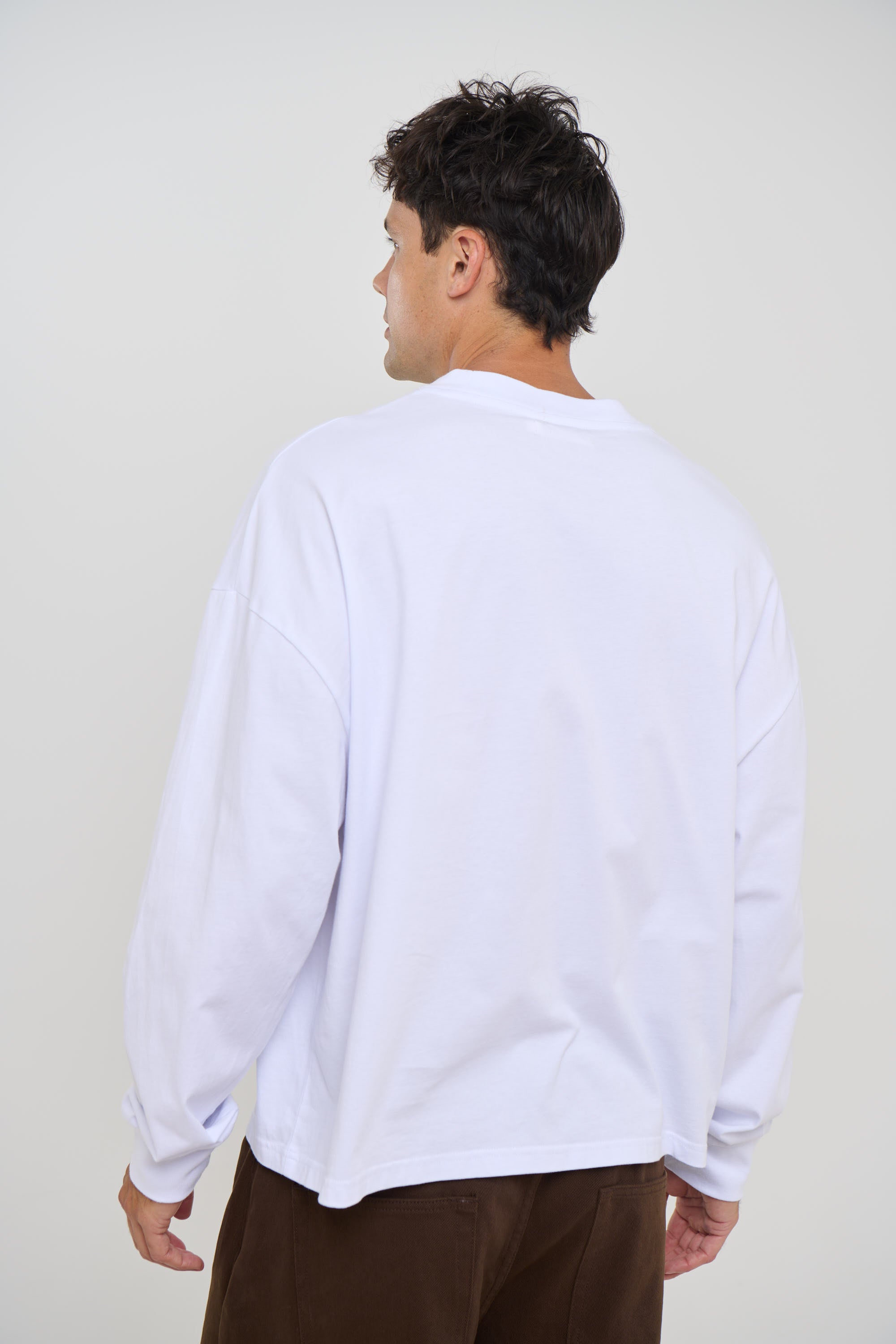 Cotton Long Sleeve White