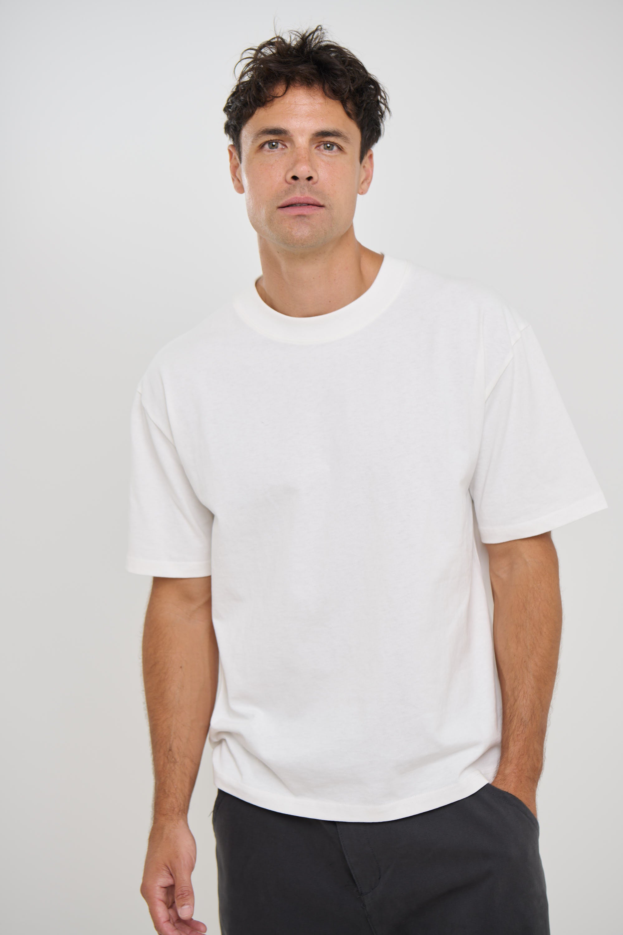 Roma Box Tee White