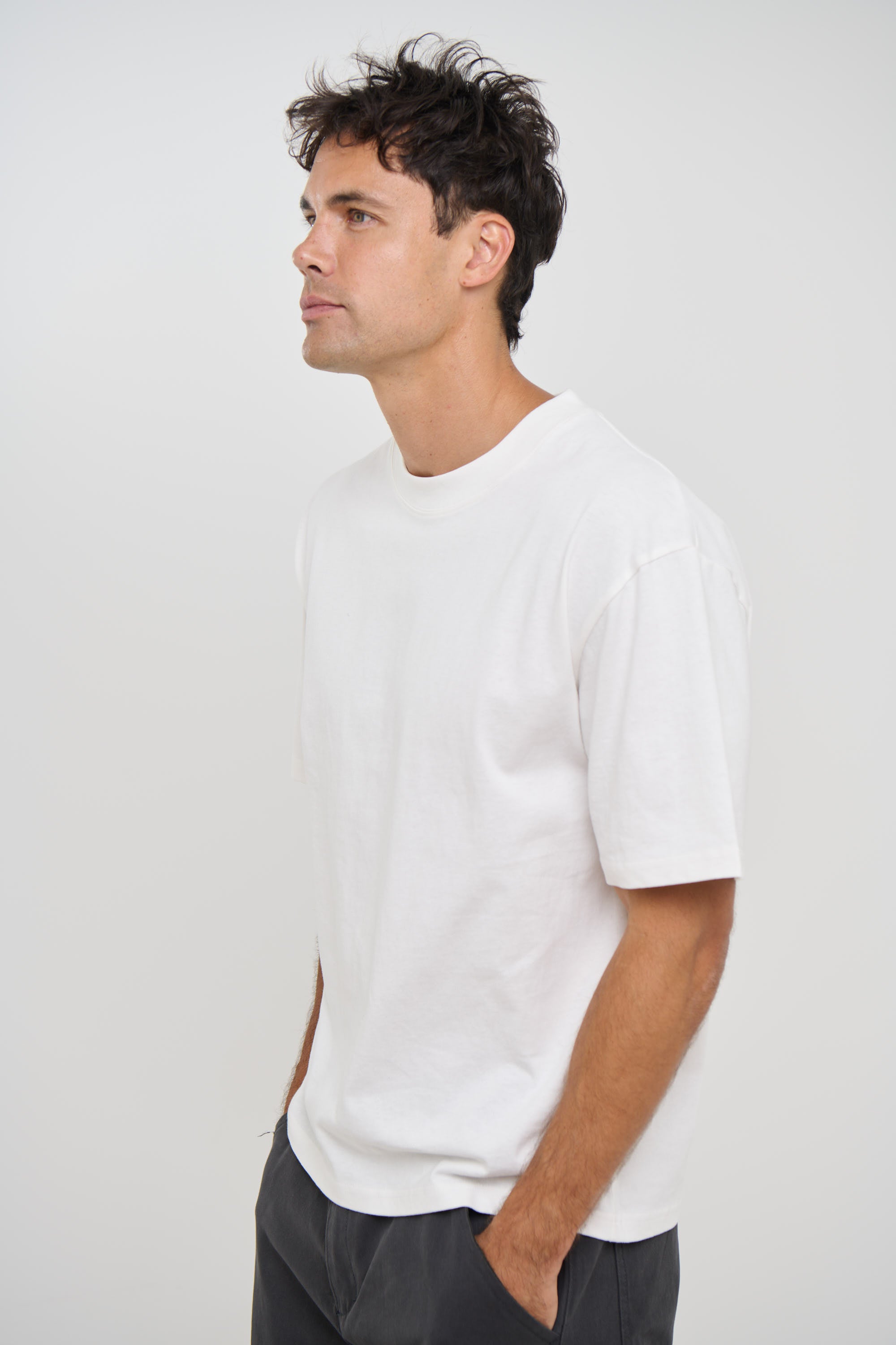 Roma Box Tee White