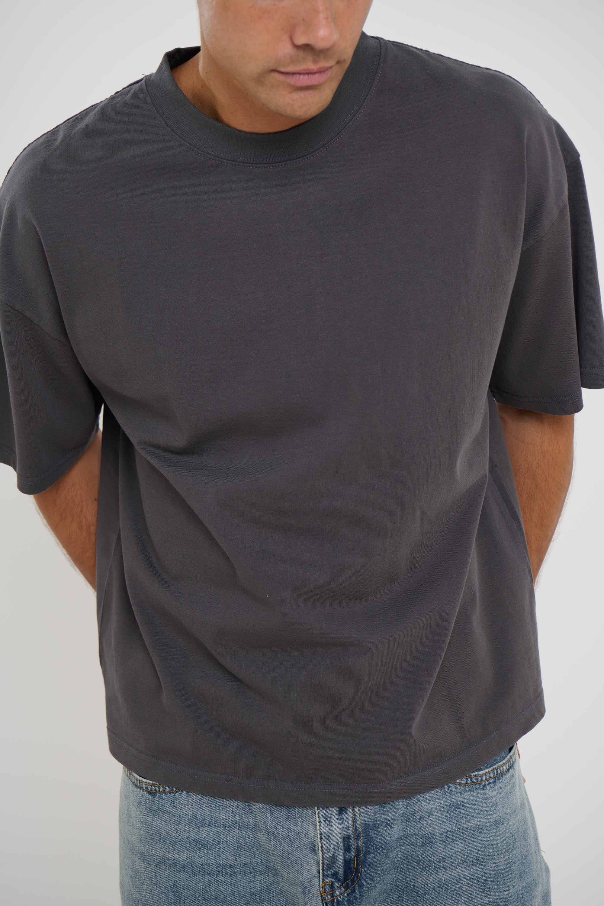 Charlie Crew Neck Wash Tee Acid