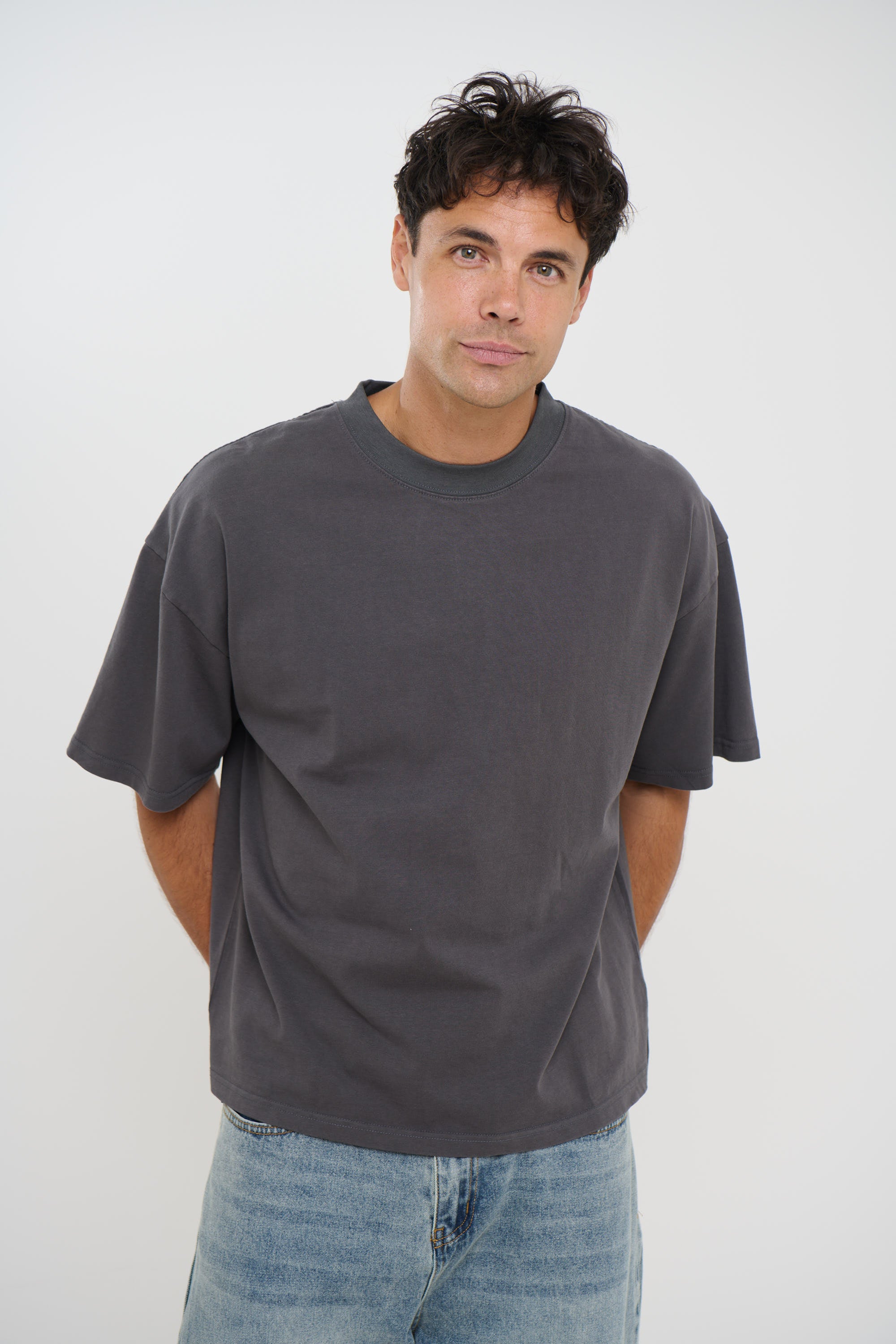 Charlie Crew Neck Wash Tee Acid