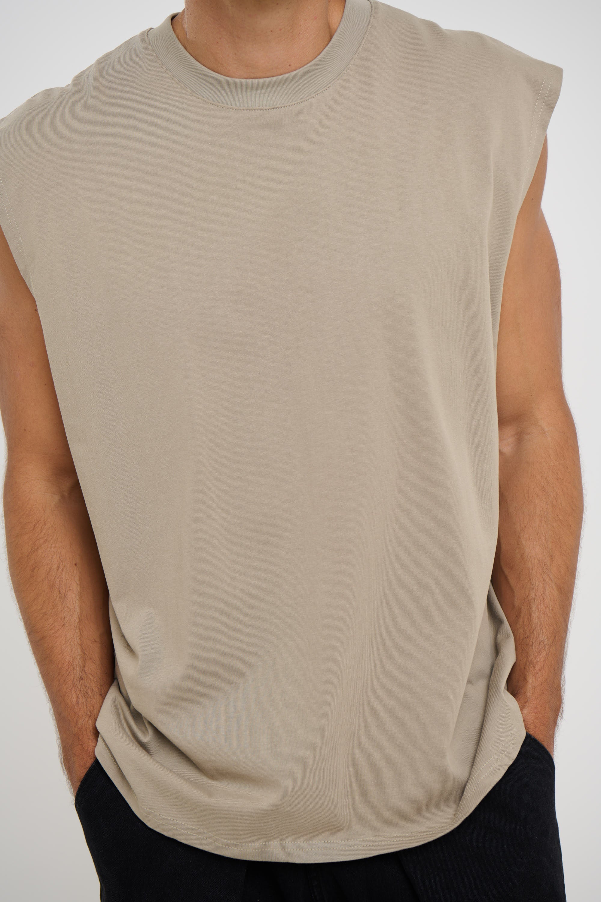 Rosco Crew Neck Tank Army